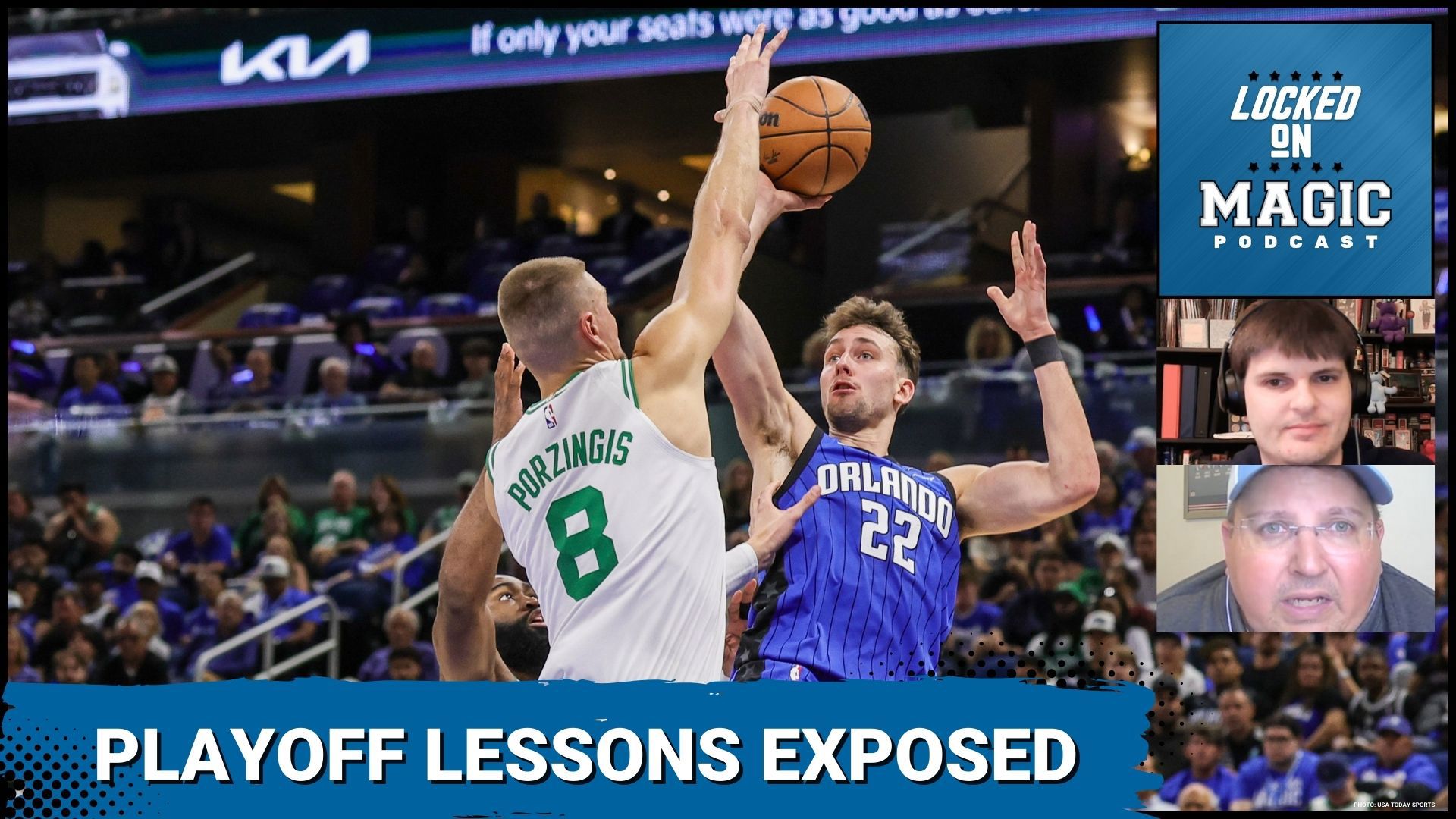 This podcast episode discusses the Orlando Magic's playoff performance against the Boston Celtics and how the Magic can move in the right direction.