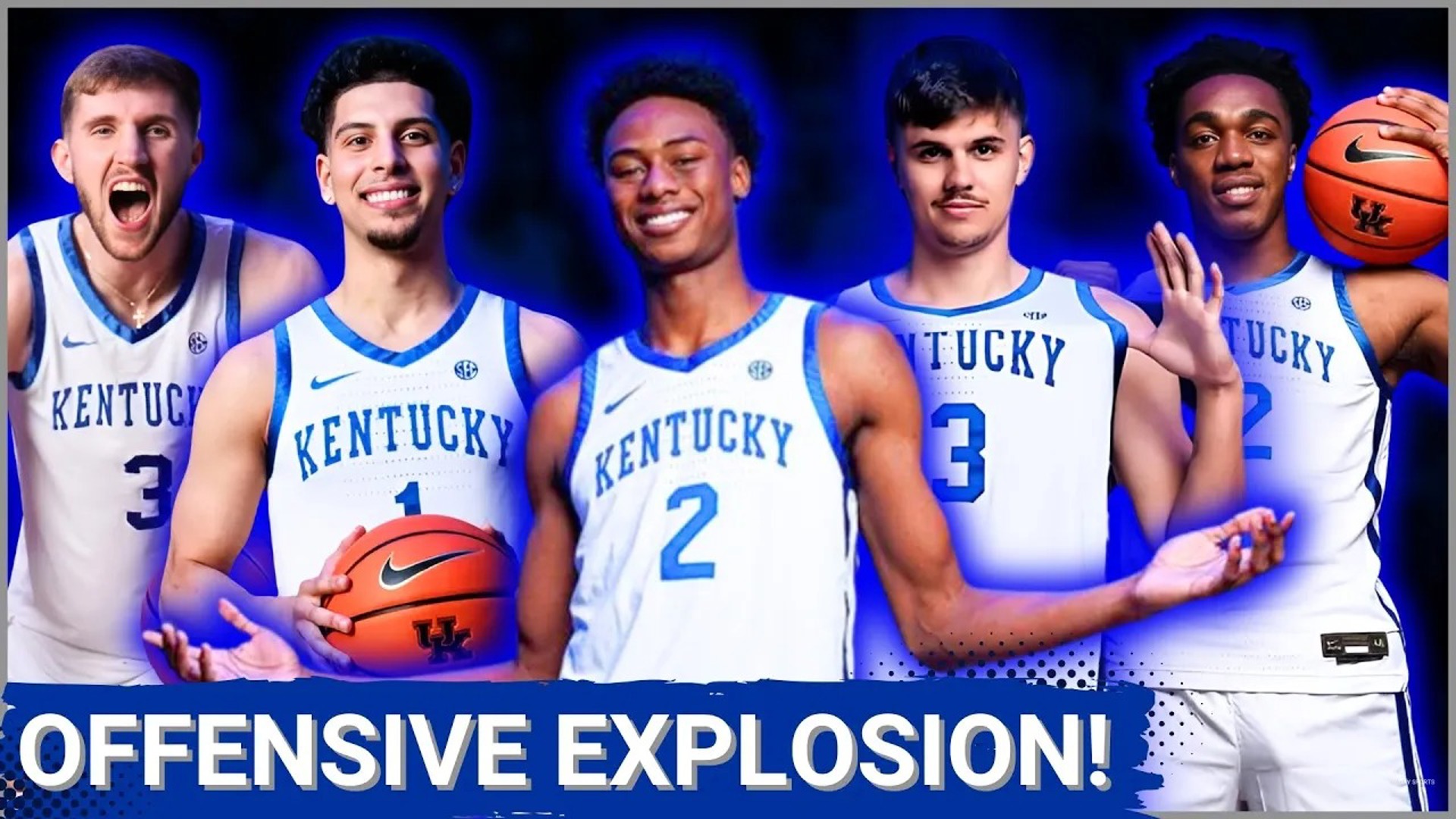 Kentucky basketball lit it up during a scrimmage against La Familia last night.