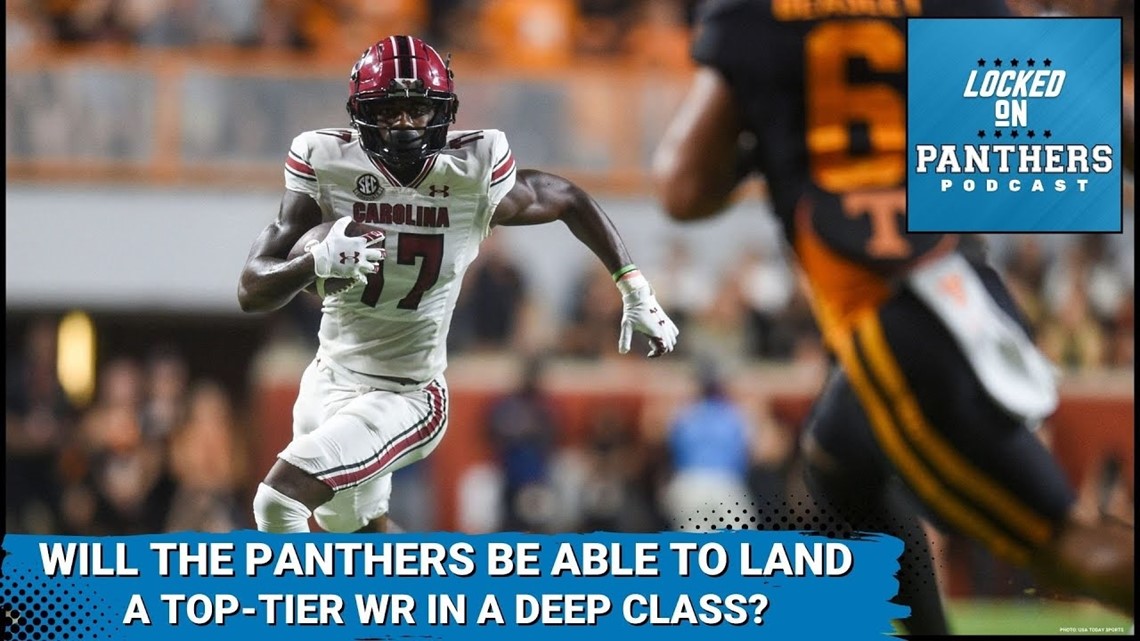 How could a run on WR in the first round impact the Carolina Panthers?