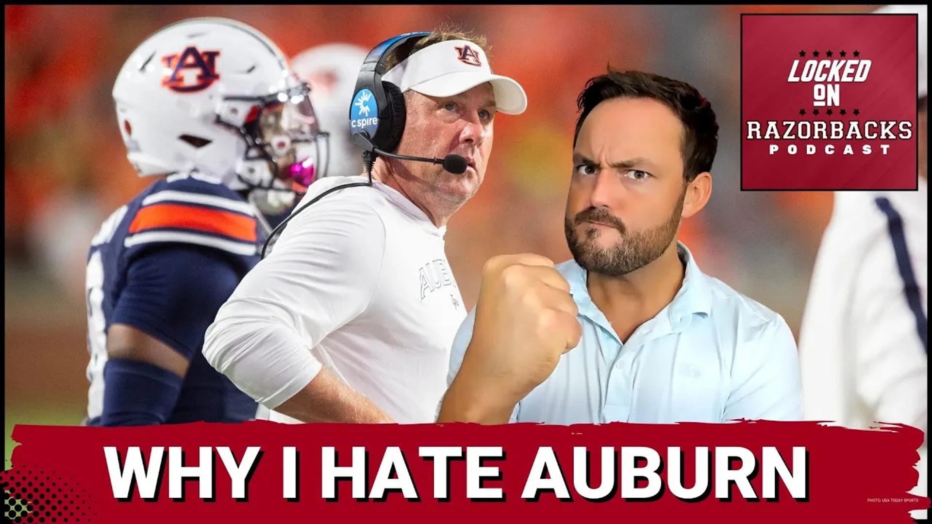 Why do the Arkansas Razorbacks have such a strong dislike for Auburn?