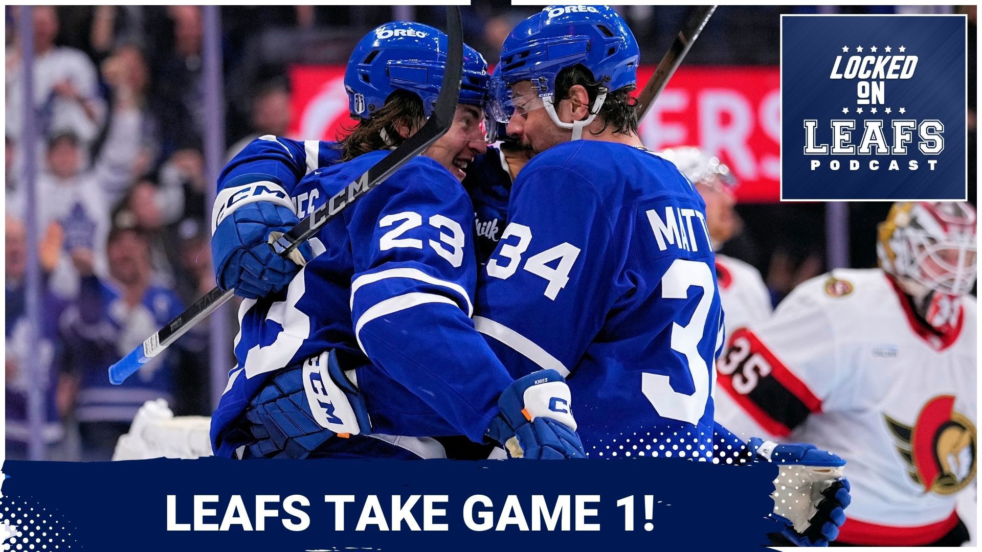 The Toronto Maple Leafs showcased their prowess with a commanding 6-2 win over the Ottawa Senators in Game 1 of their playoff series.
