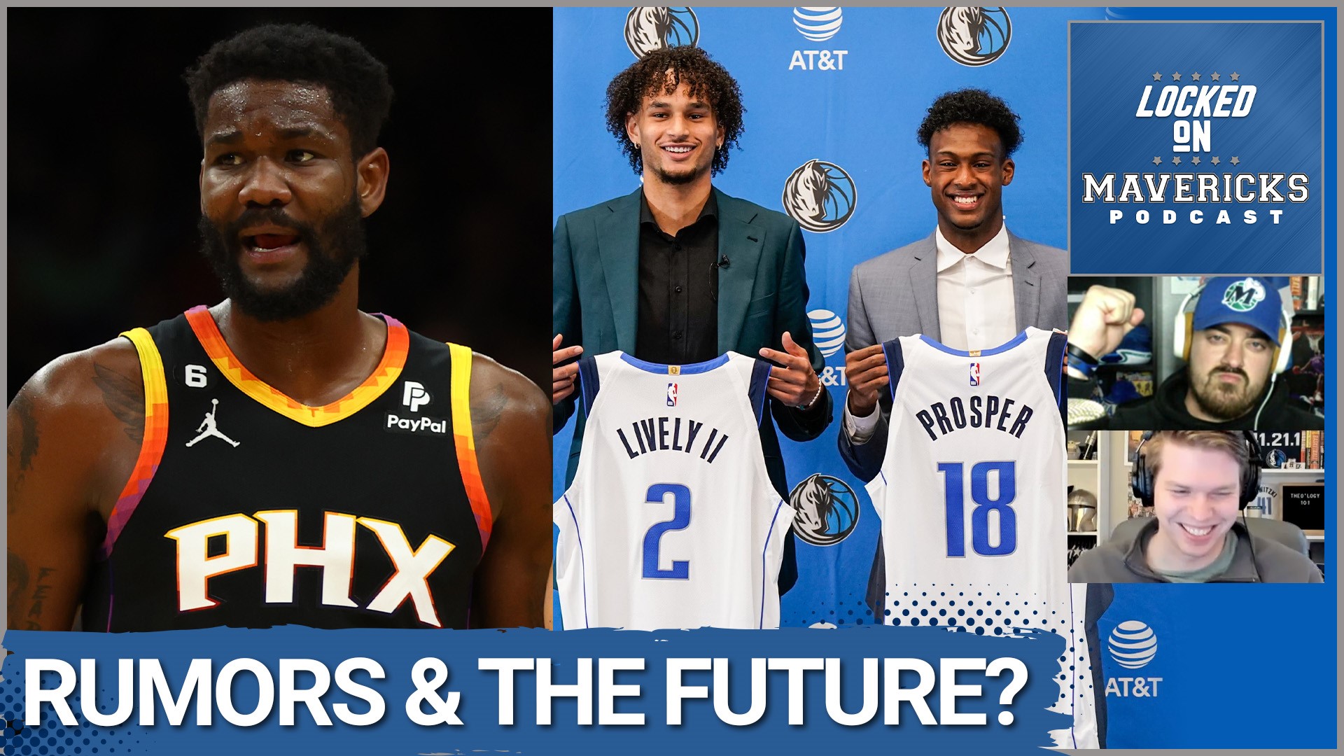 Nick Angstadt & Isaac Harris discuss the Dallas Mavericks Rumors, Mavs Trade ideas, and Dereck Lively II & Olivier-Maxence Prosper's Introductory Press Conference.