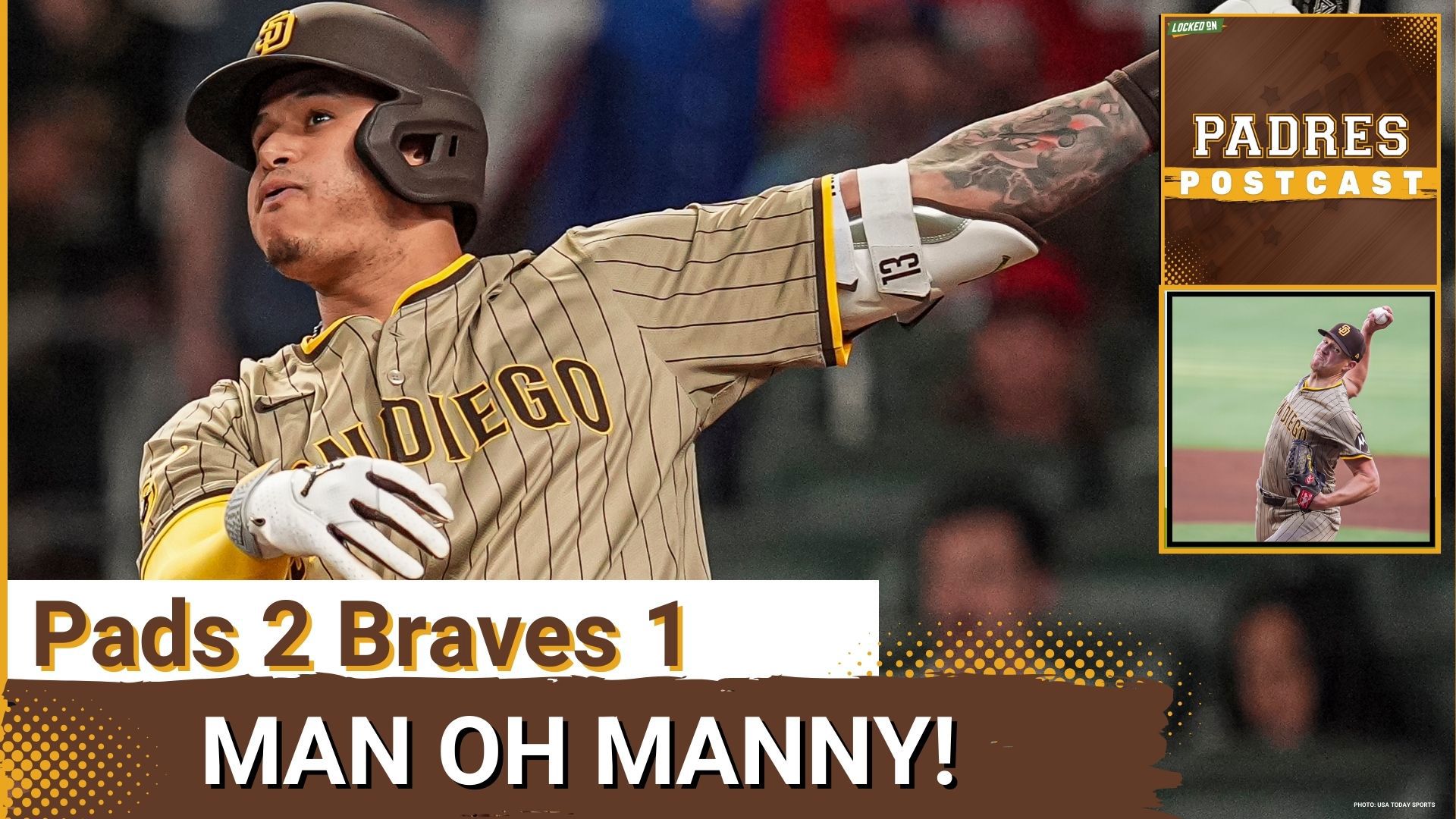Manny Machado's solo HR in the 9th gave the Padres the 2-1 lead, & Robert Suarez nailed it down as they broke their 6-game losing streak in Atlanta.