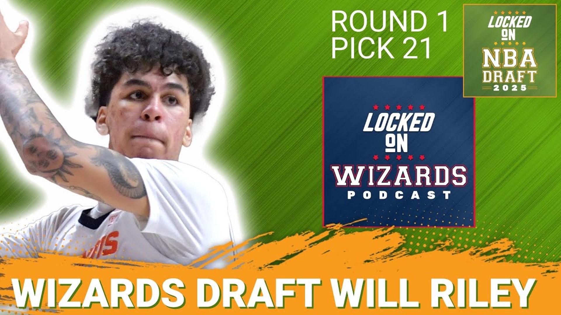 With the No. 21 Pick in the NBA Draft, the Washington Wizards select Will Riley. Tenitra Batiste and Locked On Wizards host Abdullah Ayubi break down the selection.