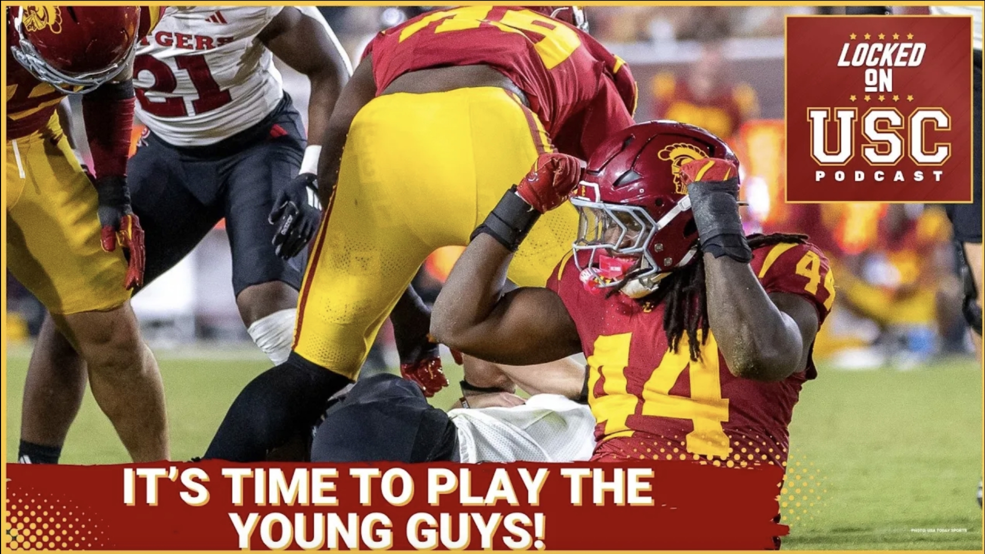 Against one of the top running backs in the country, USC's run defense held Kyle Monangai well below his season average