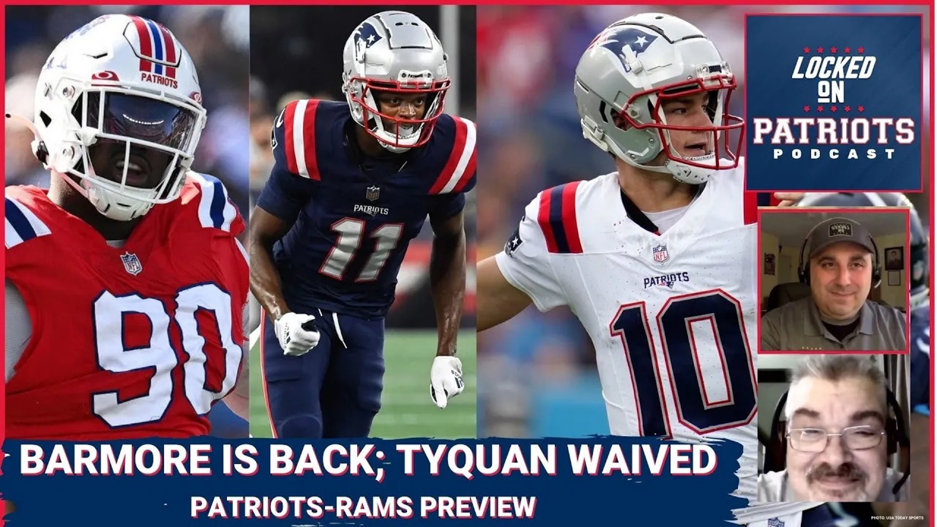 The New England Patriots will be receiving some sizable reinforcement for their Week 11 game against the Los Angeles Rams.