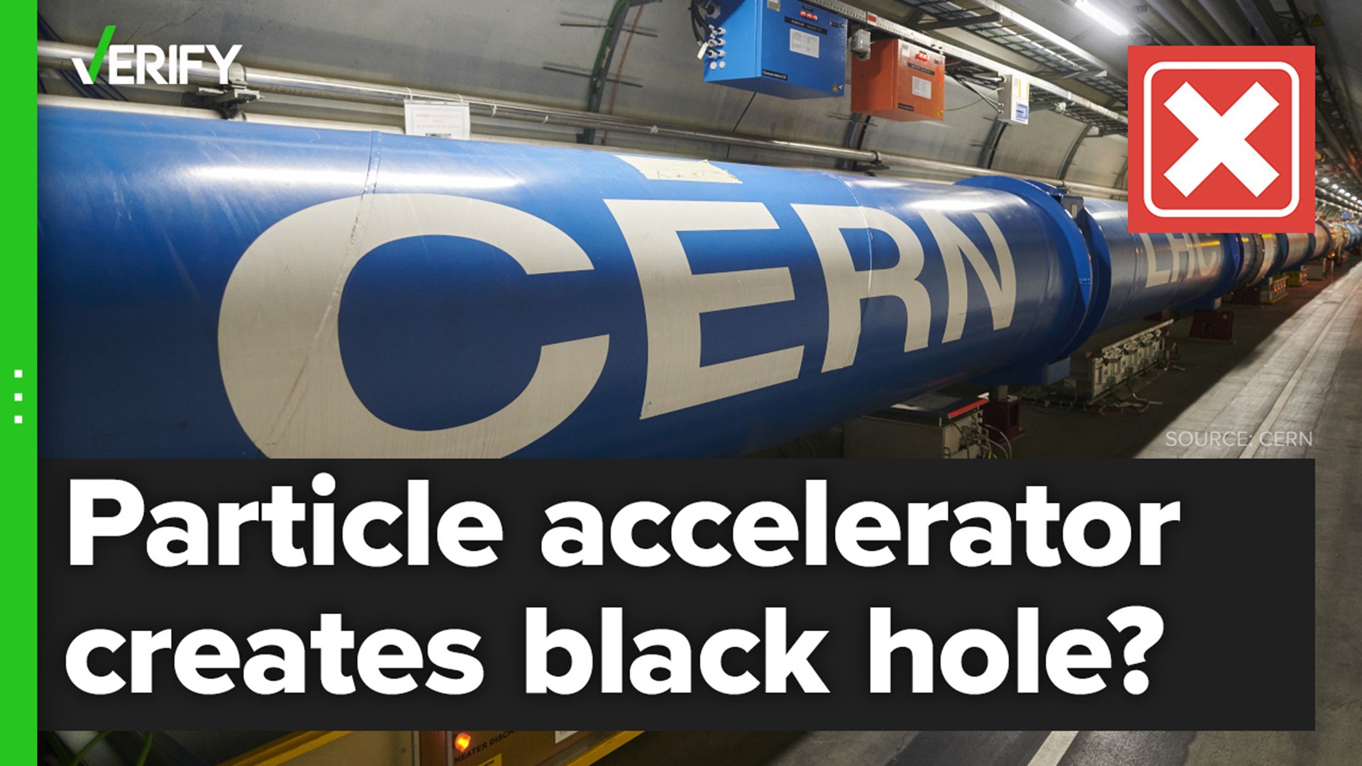 CERN’s particle accelerator July 5 event didn’t create a cosmic black hole. The machine also can’t shift time and space, like viral conspiracy theories claim.