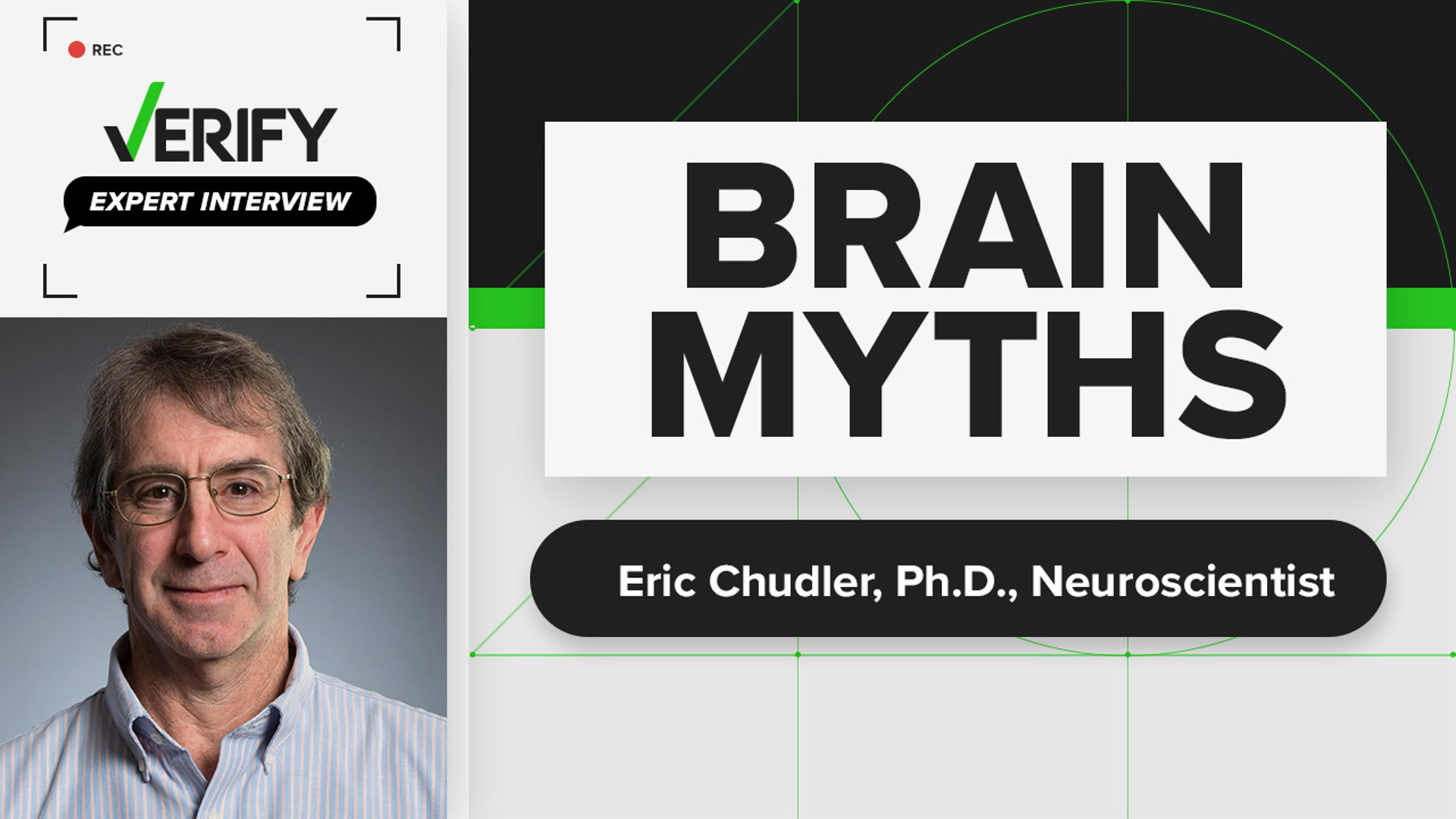 There are a lot of myths and misconceptions around our brains. Neuroscientist Eric Chudler, Ph.D. sheds light on some of them.