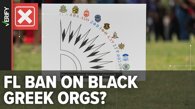 No, Florida House Bill 999 won’t ban historically Black fraternities and sororities from state universities