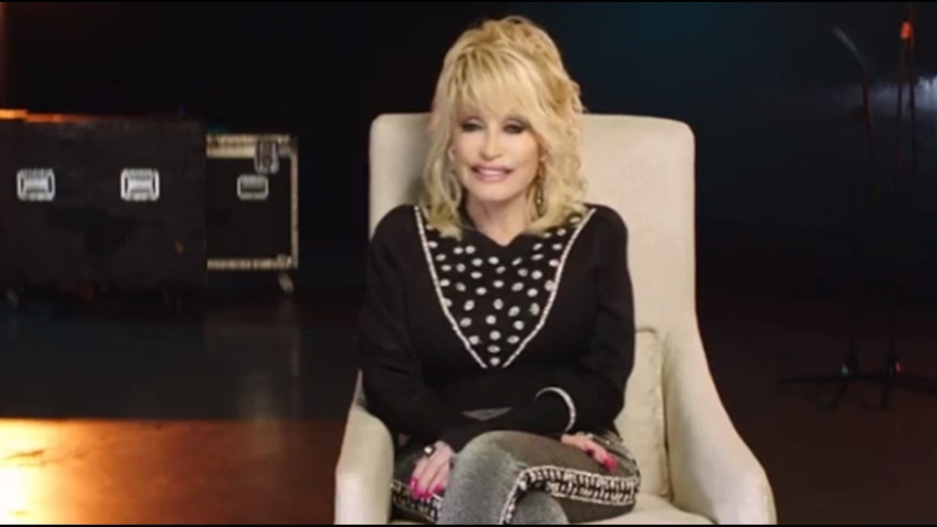 We caught up with the one and only, Dolly Parton!
