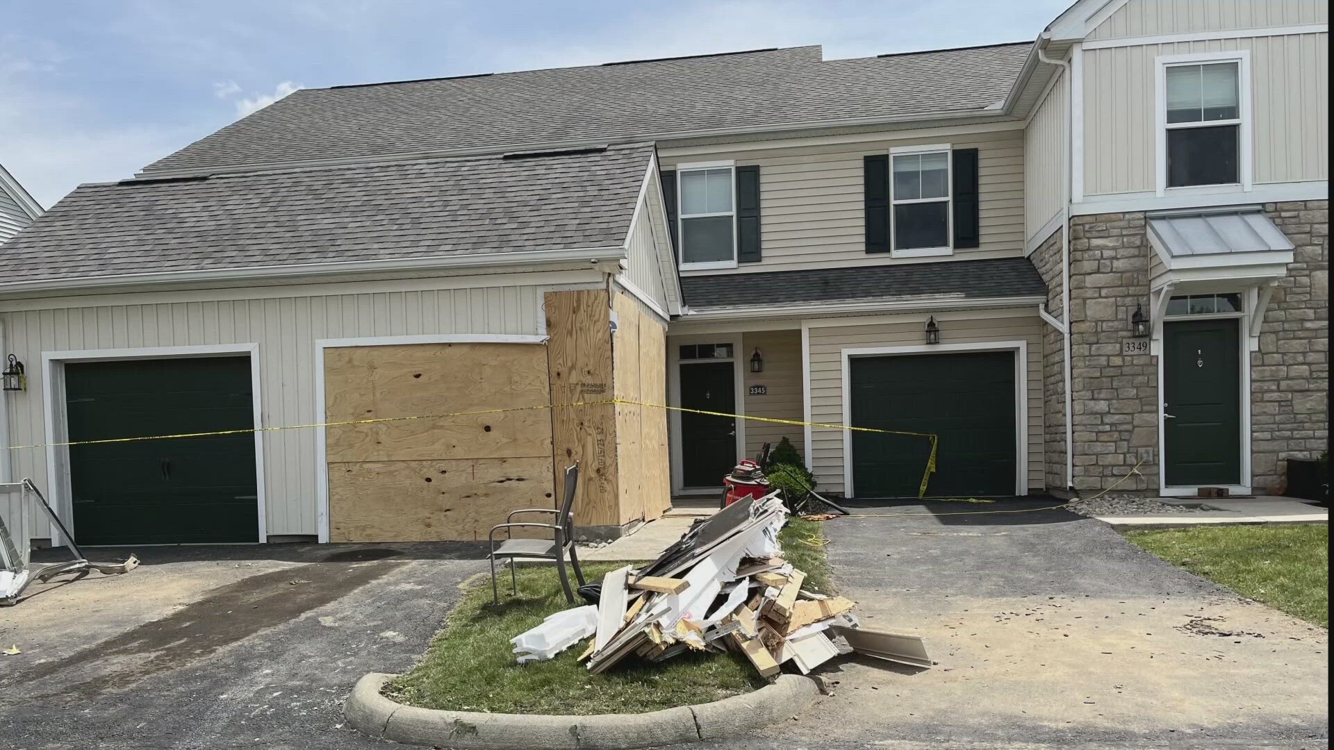 According to the Powell Police Department, the crash happened in the 3400 block of Club Way Court at Powell Grand Communities around 9:15 p.m on Monday.