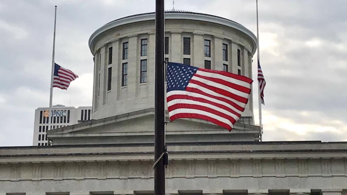 US, Ohio flags at halfstaff for Pearl Harbor Remembrance Day