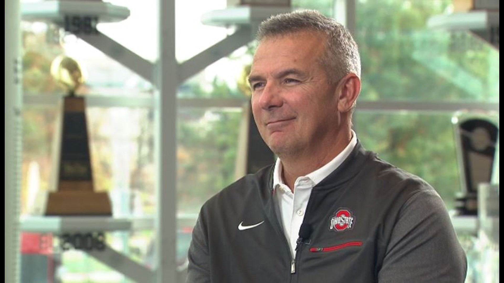 Urban Meyer talks to 10TV's Dom Tiberi about testing positive for COVID-19.