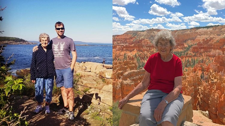 93-year-old Ohio grandmother and grandson complete goal of visiting all 63 U.S. national parks