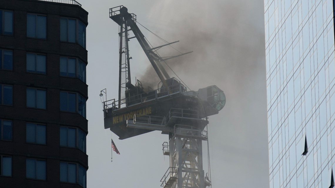 NYC crane collapses after fire