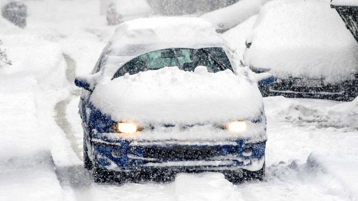 Is it illegal to drive with snow or ice on your car in Ohio?
