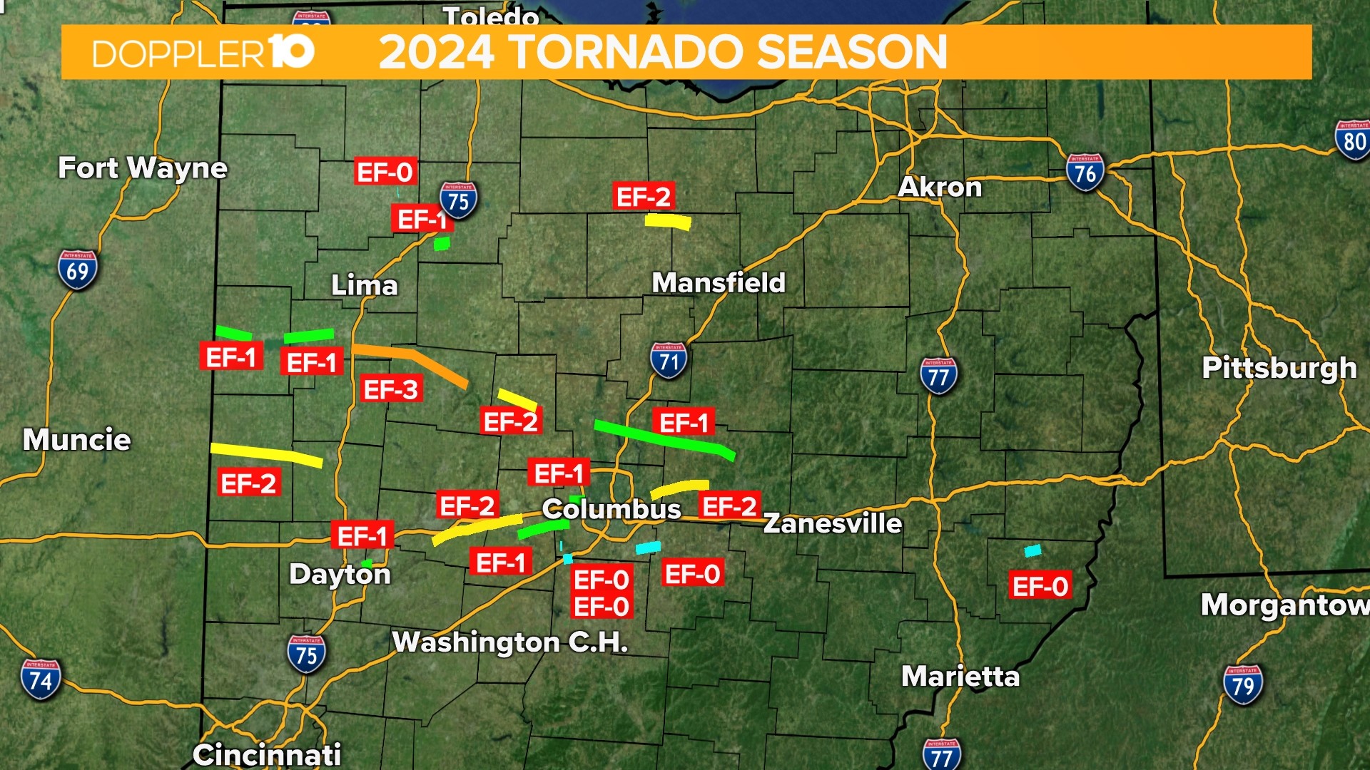 Ohio breaks its record for most tornadoes by March 14 | wtol.com