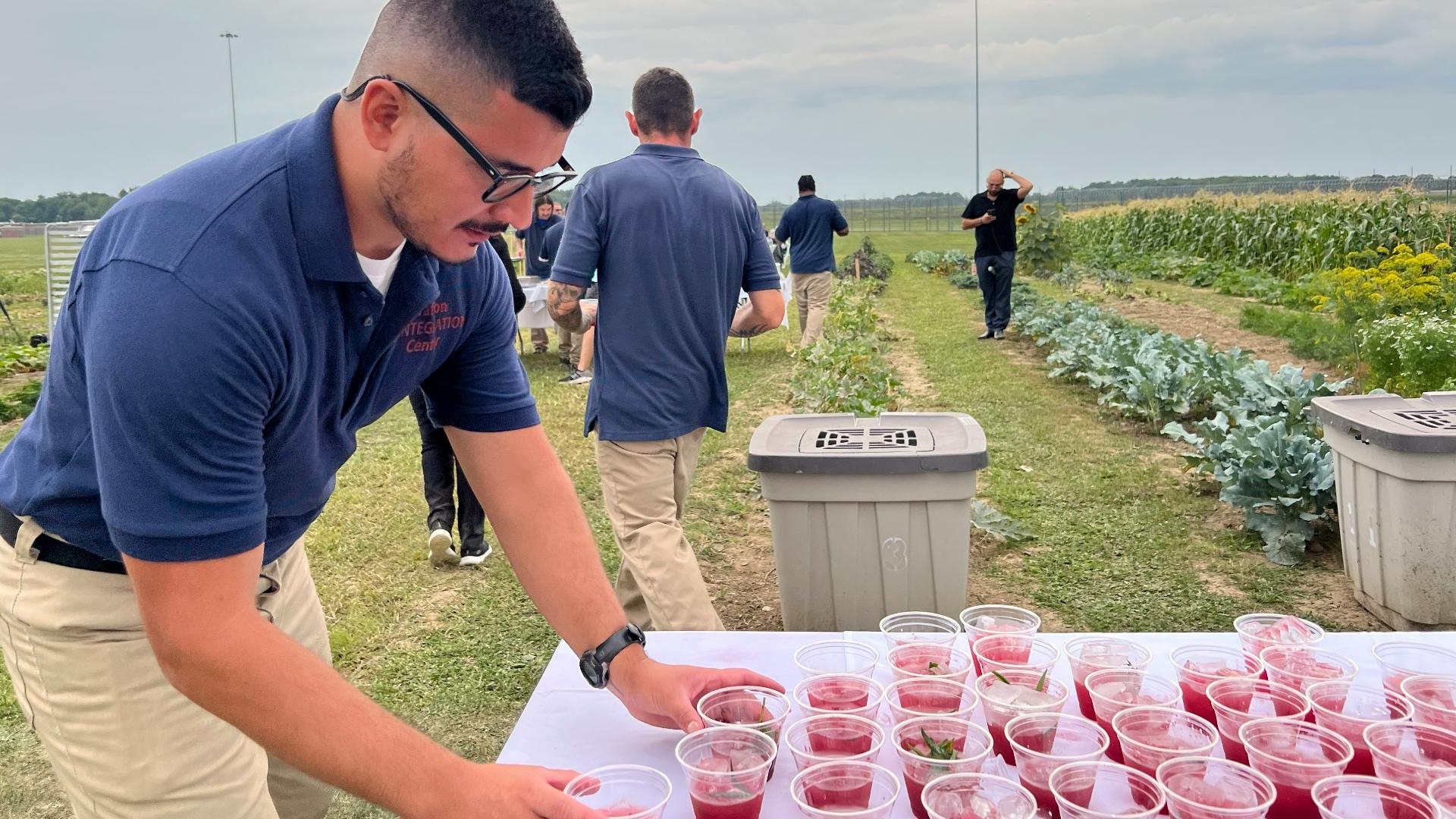 Almost 60 members of the public attended a five-course meal at a state prison in northeast Ohio that the facility says is the first of its kind in state history.