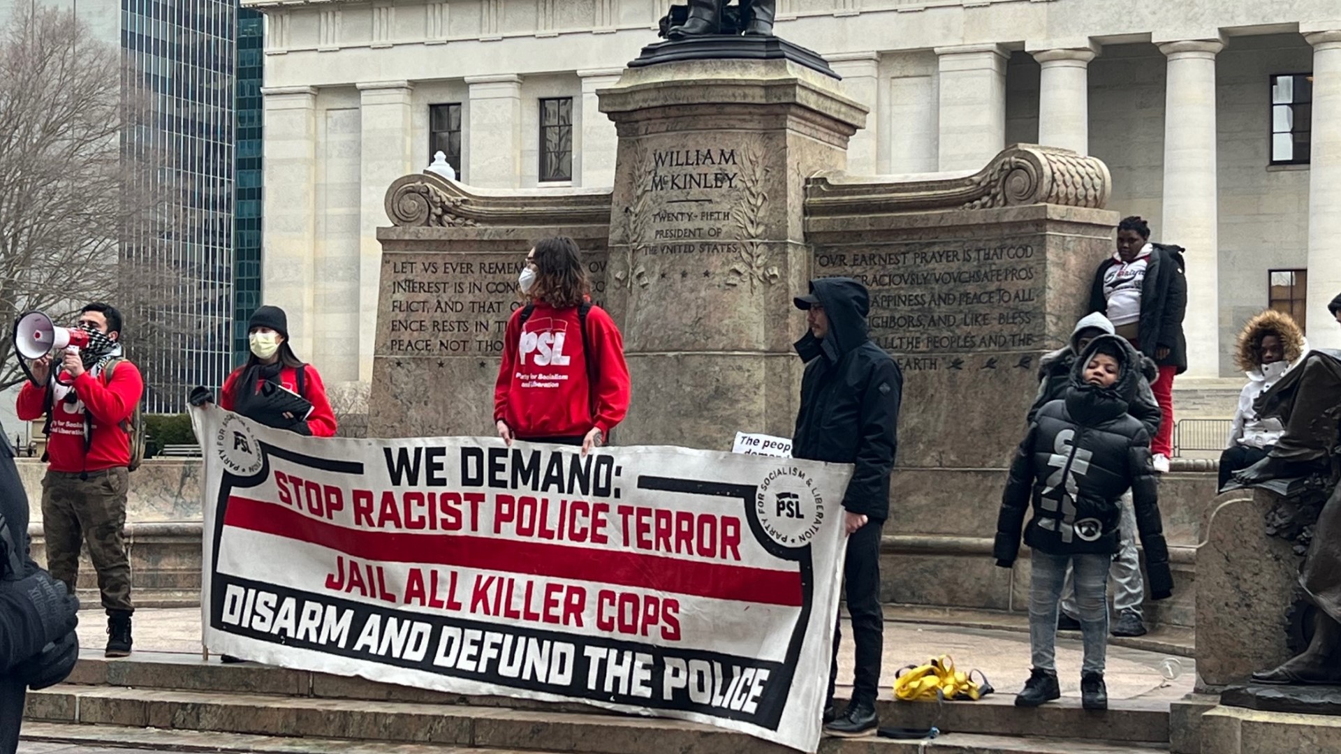 Will Nicholls Rally Rally for Tyre Nichols held at Ohio Statehouse | wtol.com