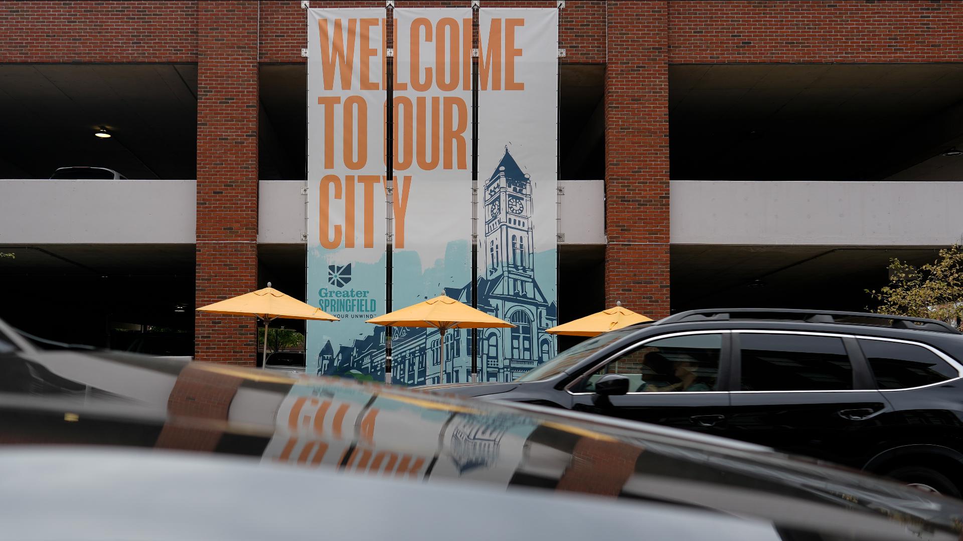 Between the morning bomb sweep of Springfield's schools and the near daily afternoon media briefing, a hush comes over the city that locals say is uncanny.