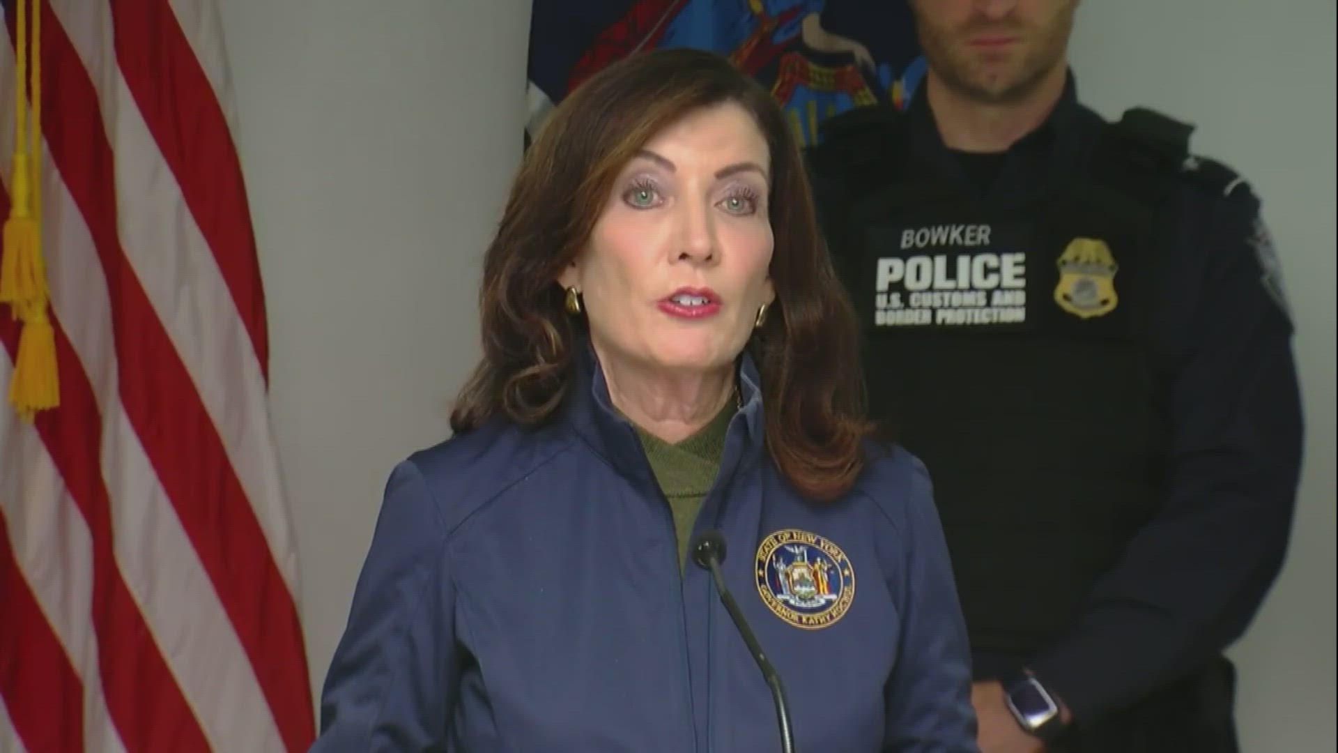New York Governor Kathy Hochul gave an update Wednesday on the explosion that happened at the U.S.-Canada border.