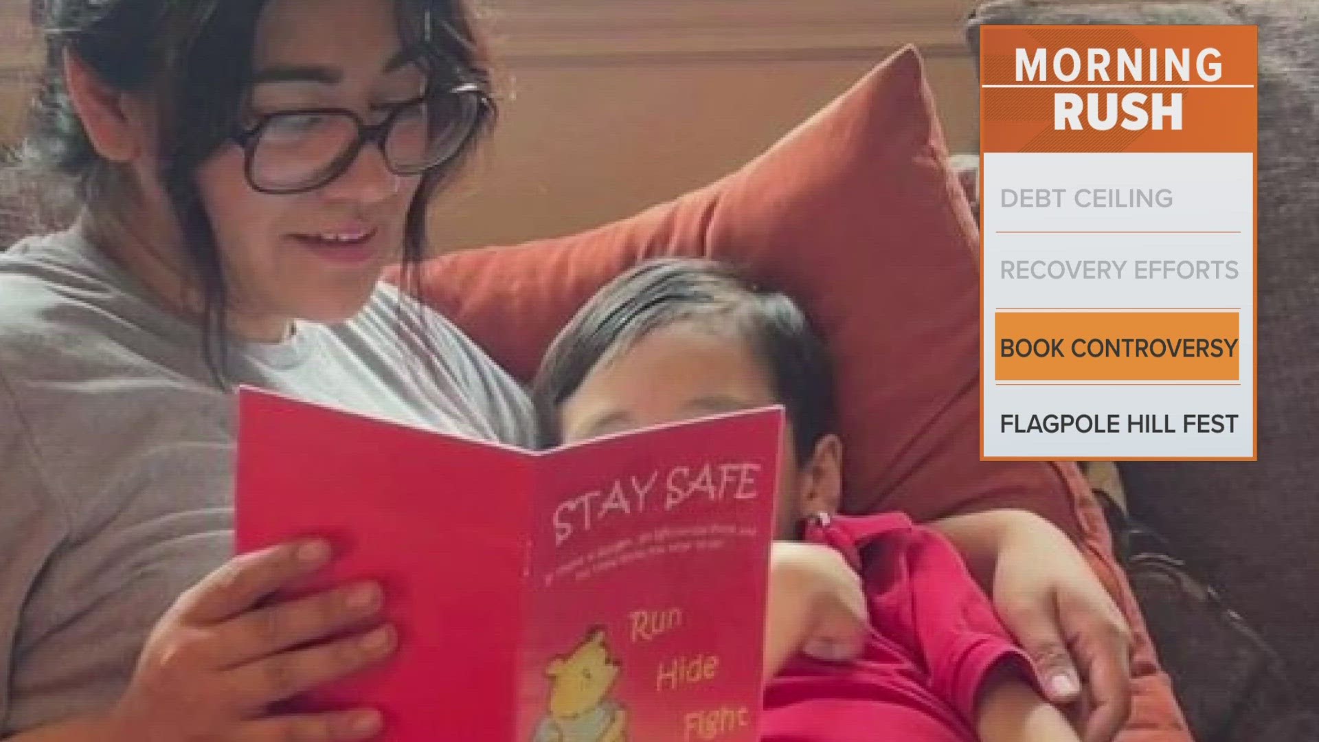 The book is meant to teach kids how to stay safe in active shooter scenarios. The district did not say how many schools or grades in the district received the books.