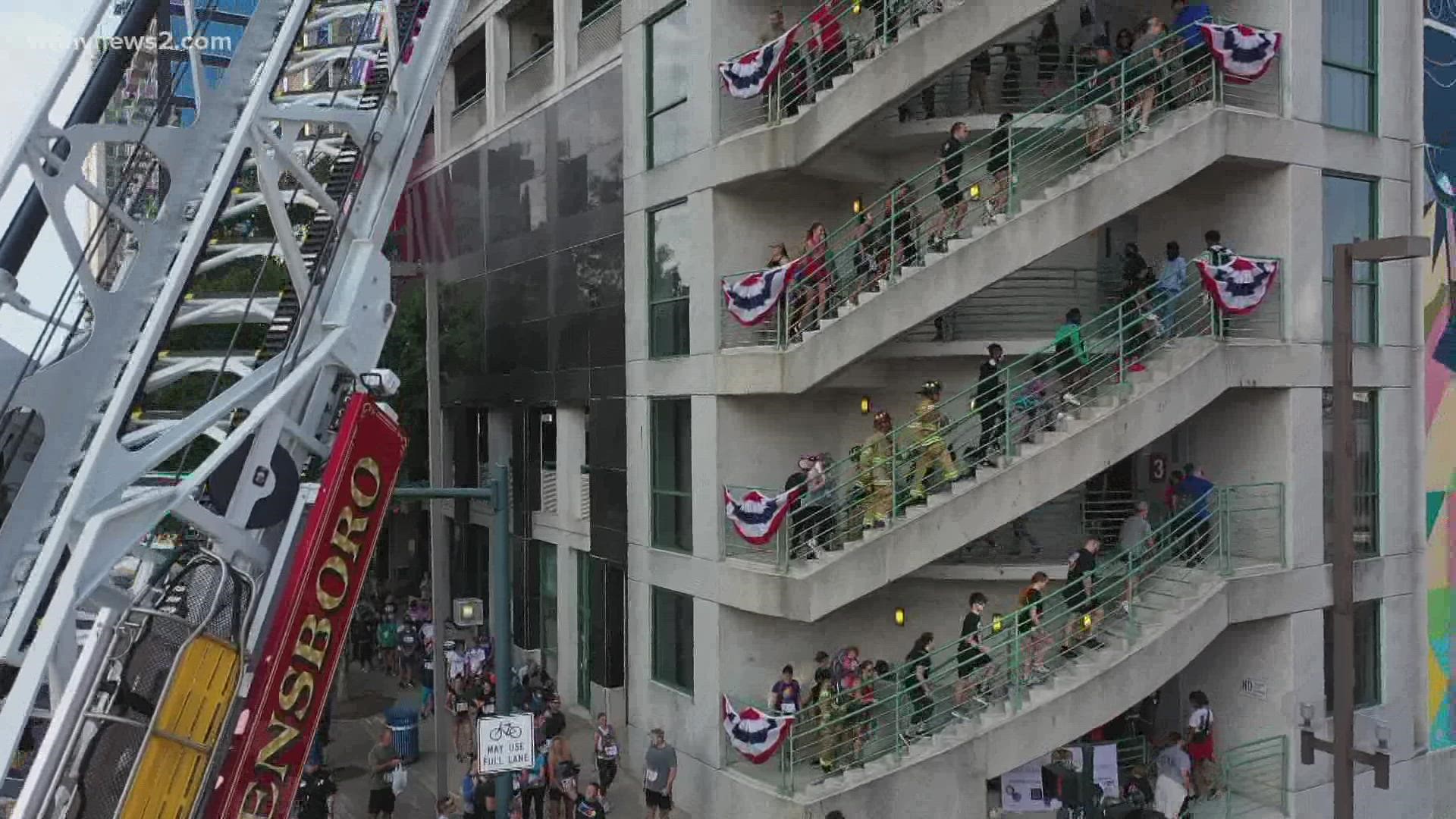 This is the 5th time they've done it to honor the first responders who made the ultimate sacrifice that day.