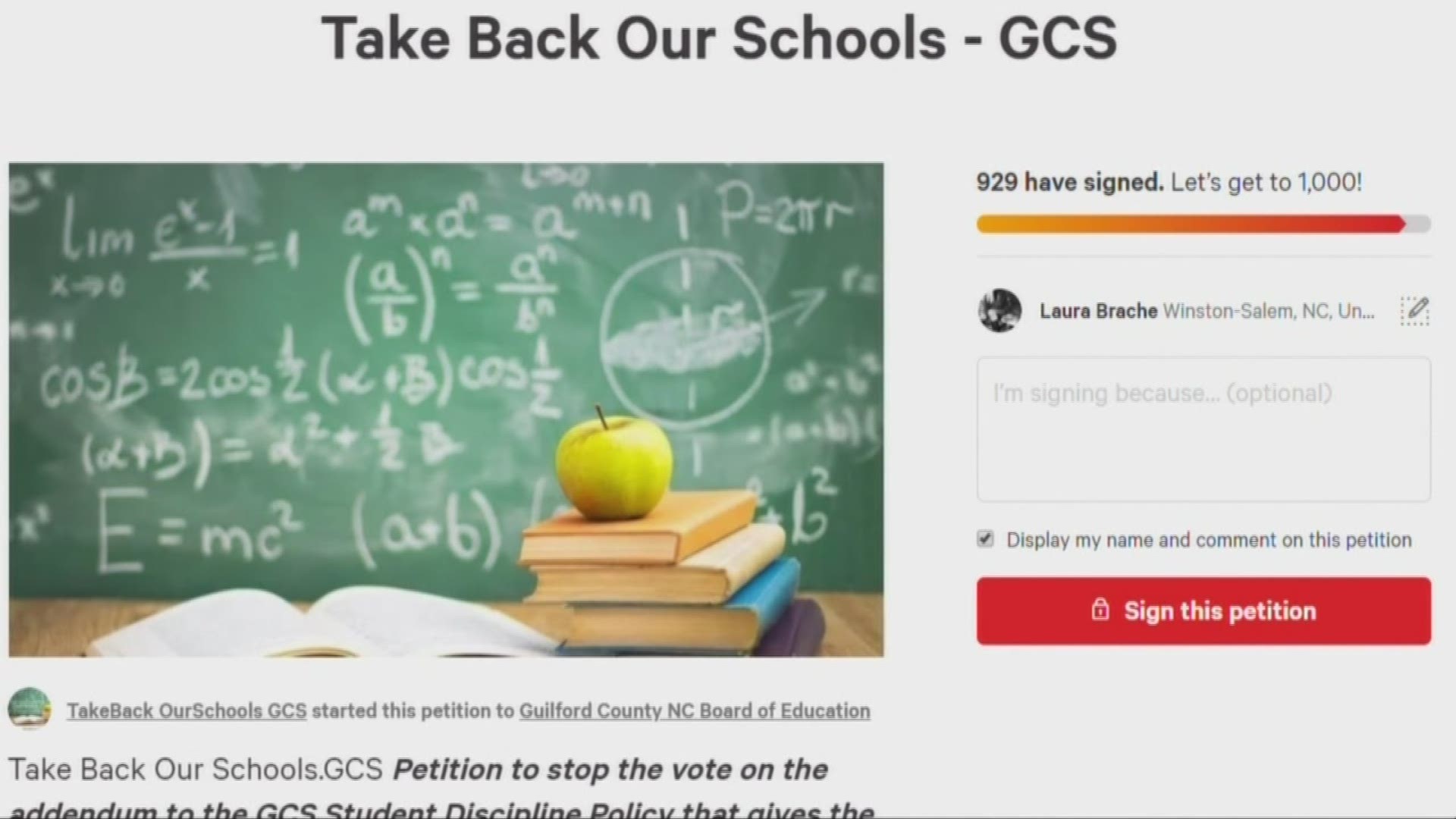 Parents Start Petition To Stop Revision Of Suspension Policy Wtol Com