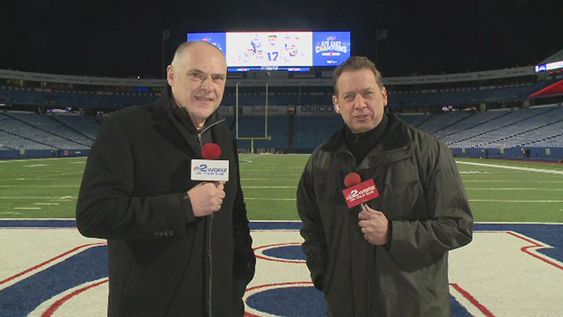 WGRZ Bills/NFL Insider Vic Carucci says it wasn’t pretty, and at times it was downright ugly, but it was just enough to get the job done and win the AFC East again.