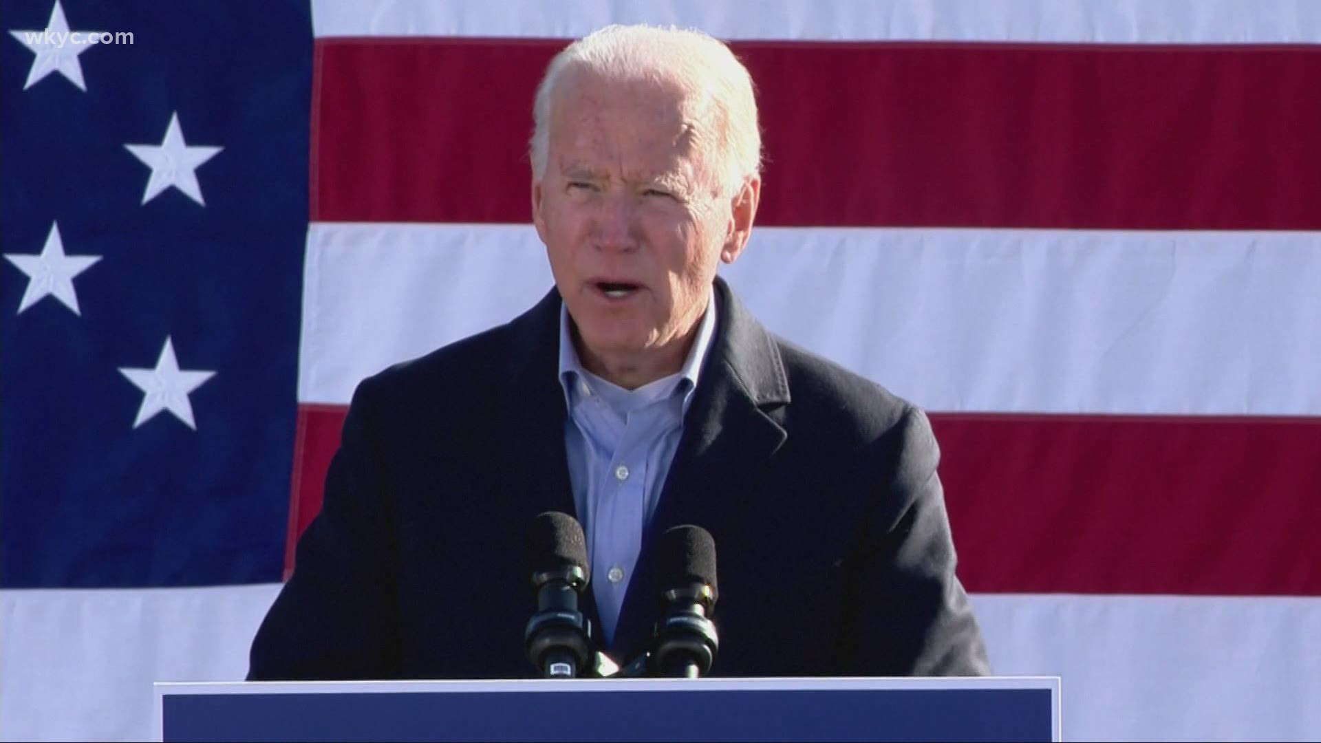 President Trump and Joe Biden brought their campaigns to battleground state on Monday. It was a last effort ahead of election day. Romney Smith reports.