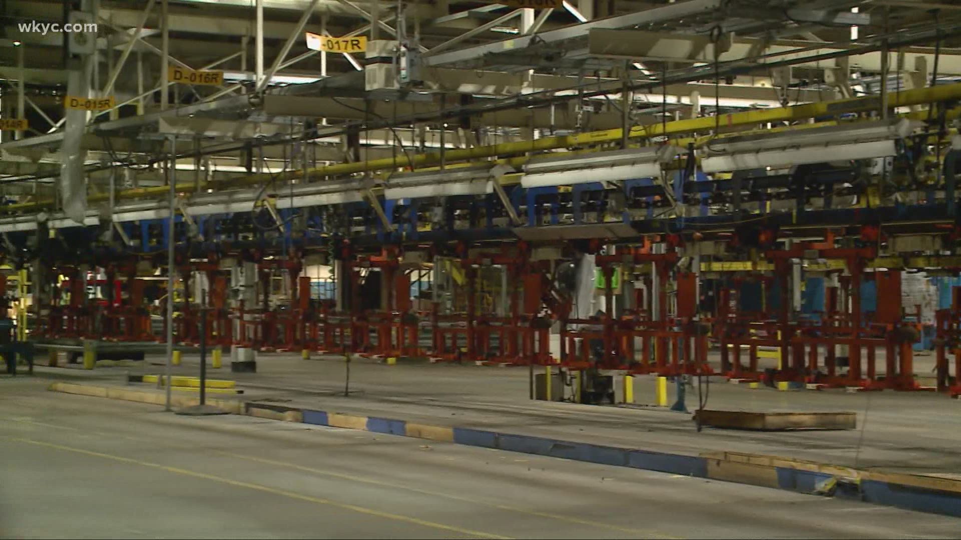 Gov. Mike DeWine received a private tour at the Lordstown Motors plant to preview the all-electric Endurance truck.  VP Mike Pence will tour the plant on Thursday.