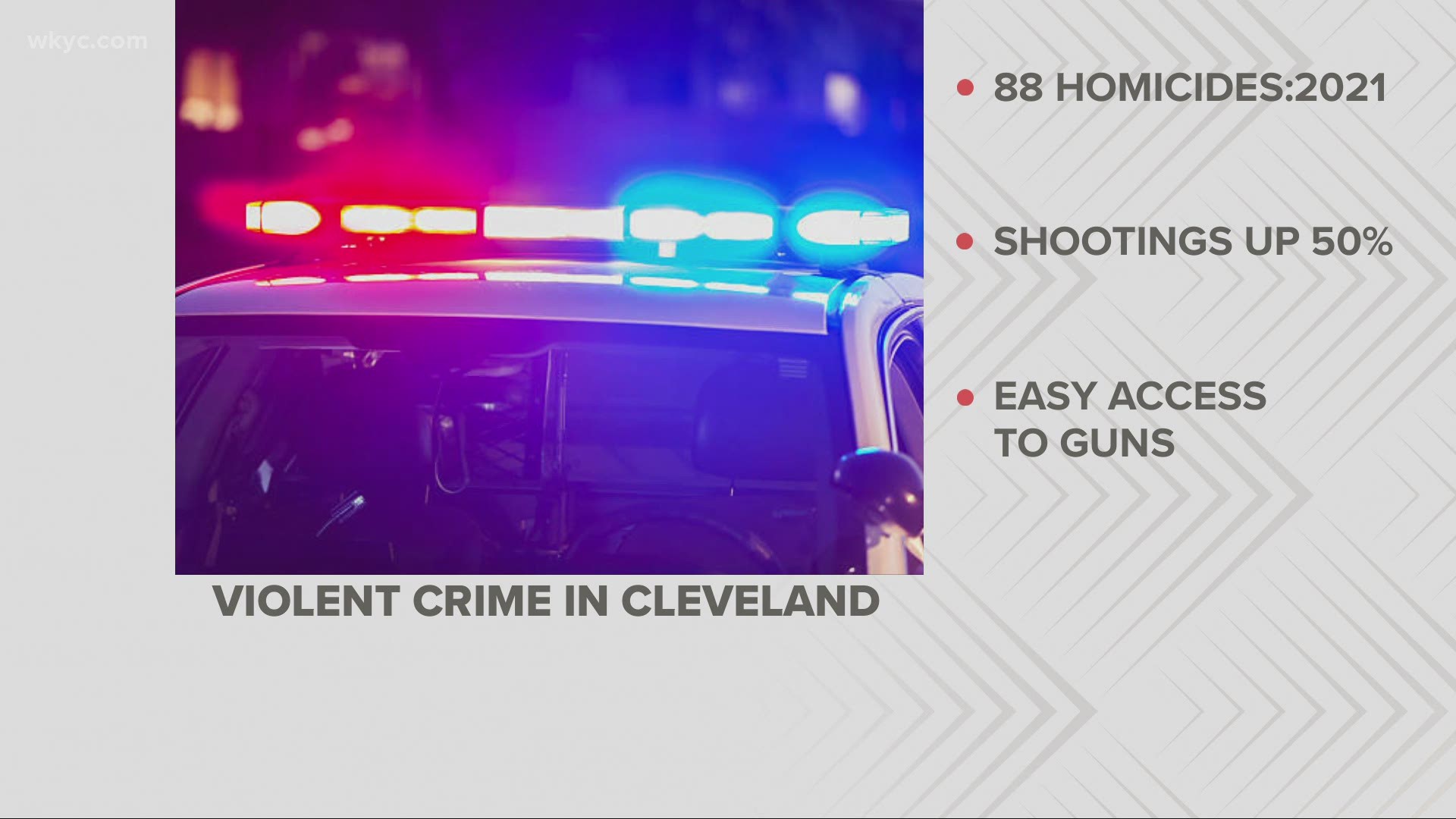 Cleveland Mayor Frank Jackson and Police Chief Calvin Williams today outlined the city's ongoing efforts to combat violent crime in the city.
