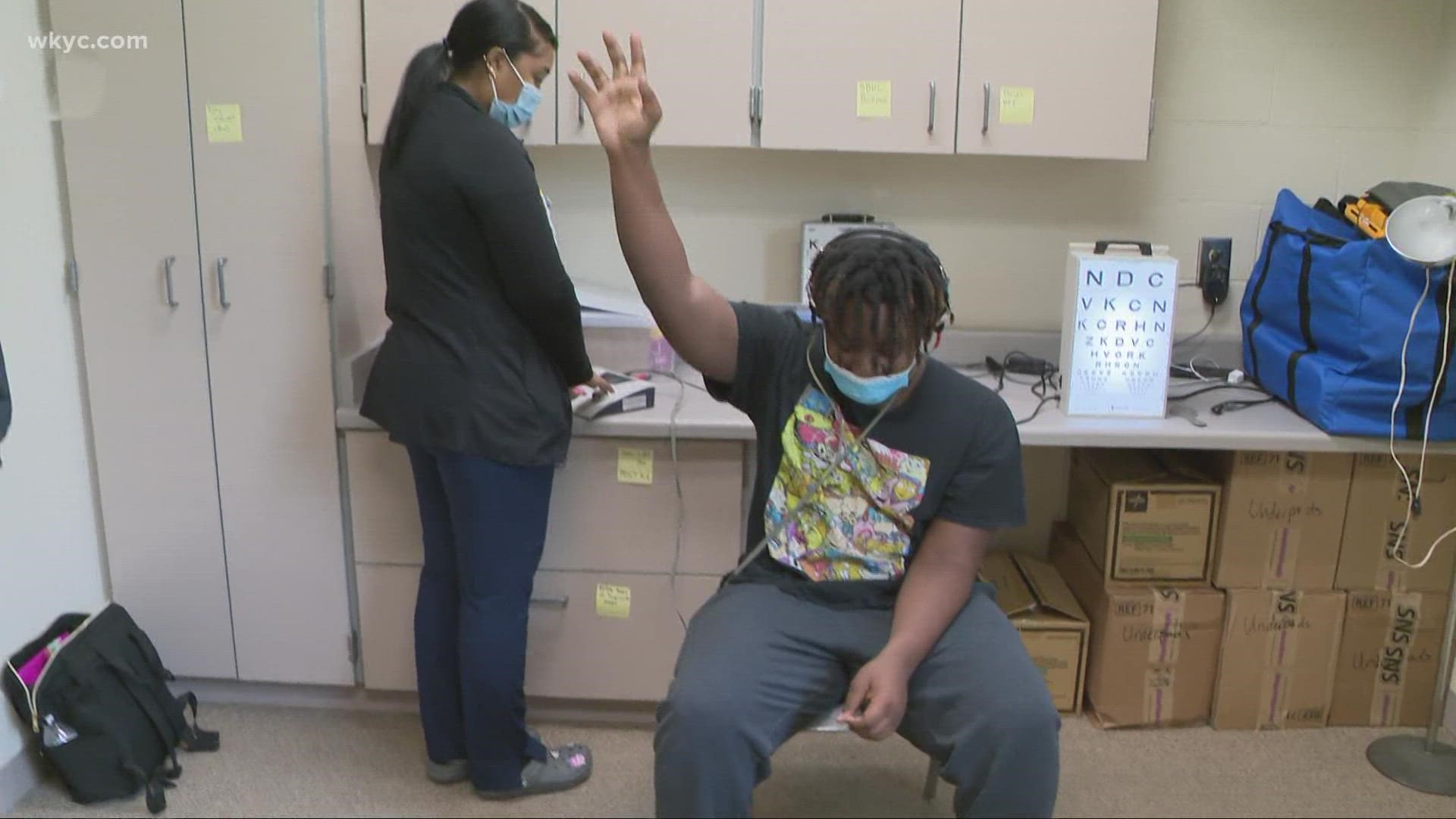 Medical staff and families are now playing catch up after schools canceled or postponed state mandated screenings due to the pandemic.