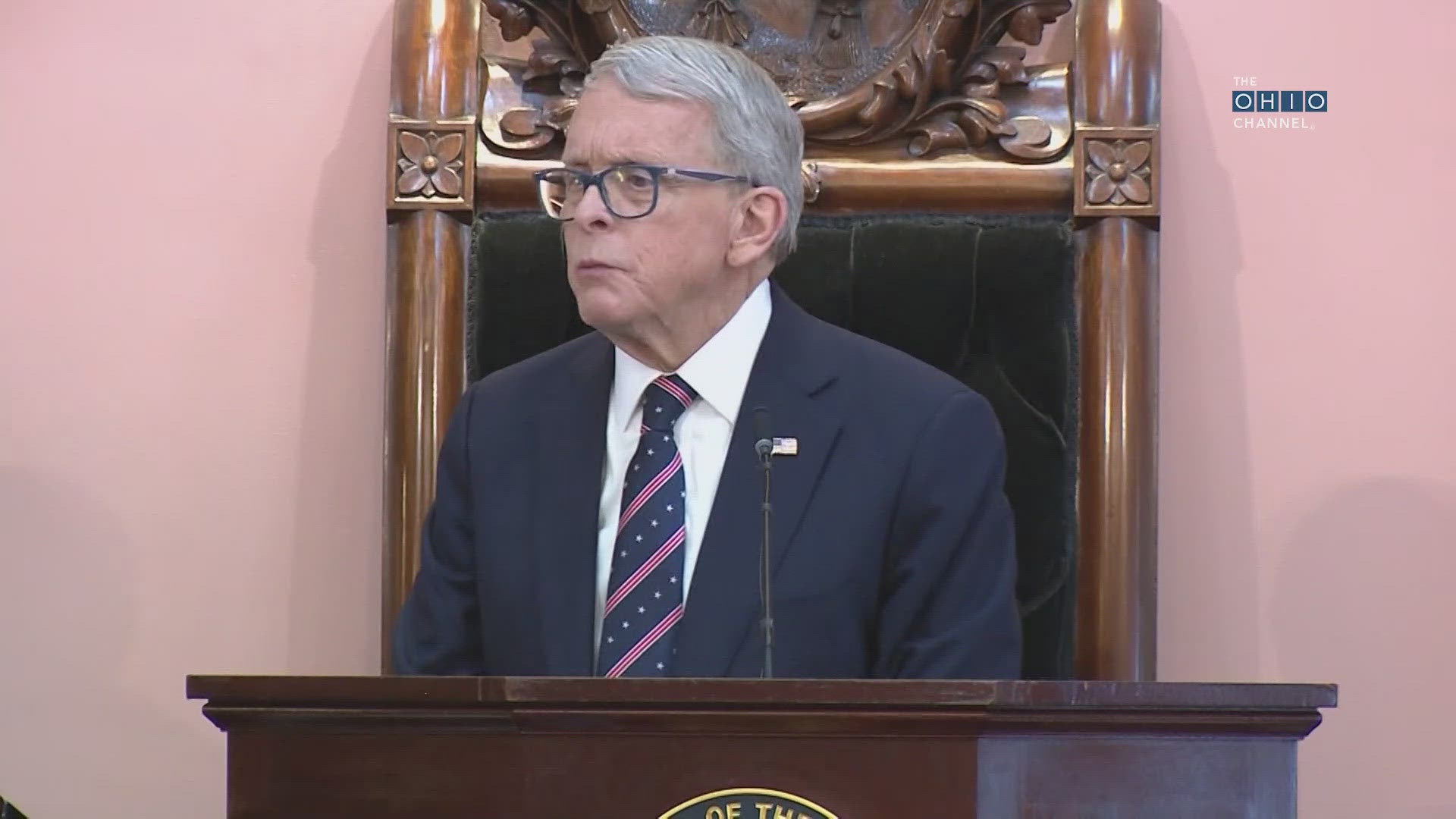 Gov. Mike DeWine emphasized Ohio's strong job growth and economic initiatives during his 2025 State of the State address.