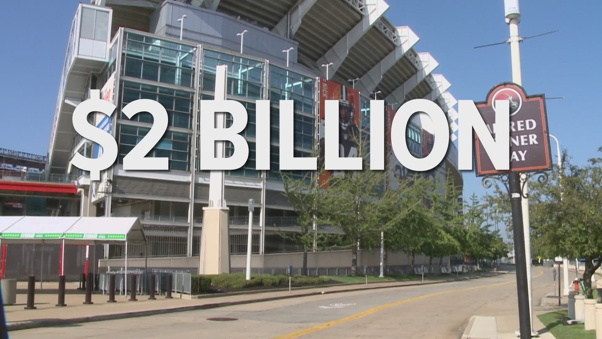 'As part of our comprehensive planning efforts, we are also studying other potential stadium options in Northeast Ohio at various additional sites.'