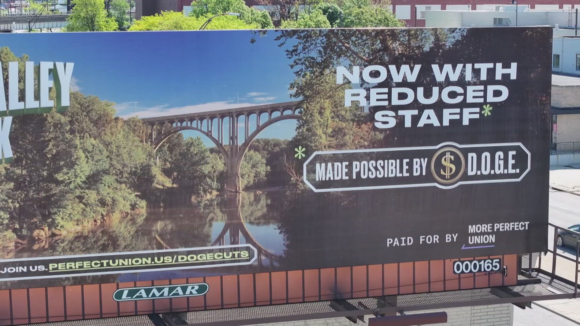 More than 70 billboards across Ohio share staffing, resource concerns at national parks.