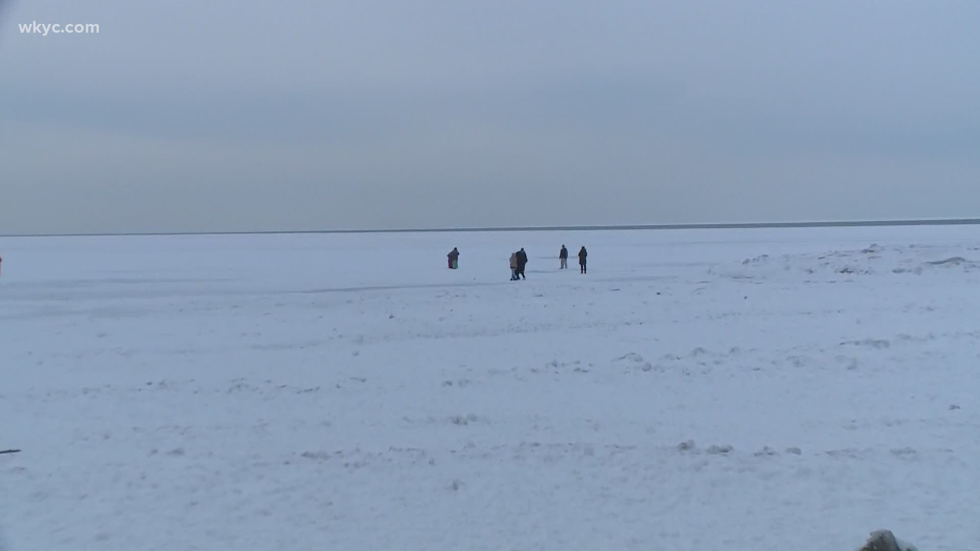 The Coast Guard first received reports around 2:45 p.m. on Sunday. The Coast Guard has rescued all 10 people from Lake Erie.