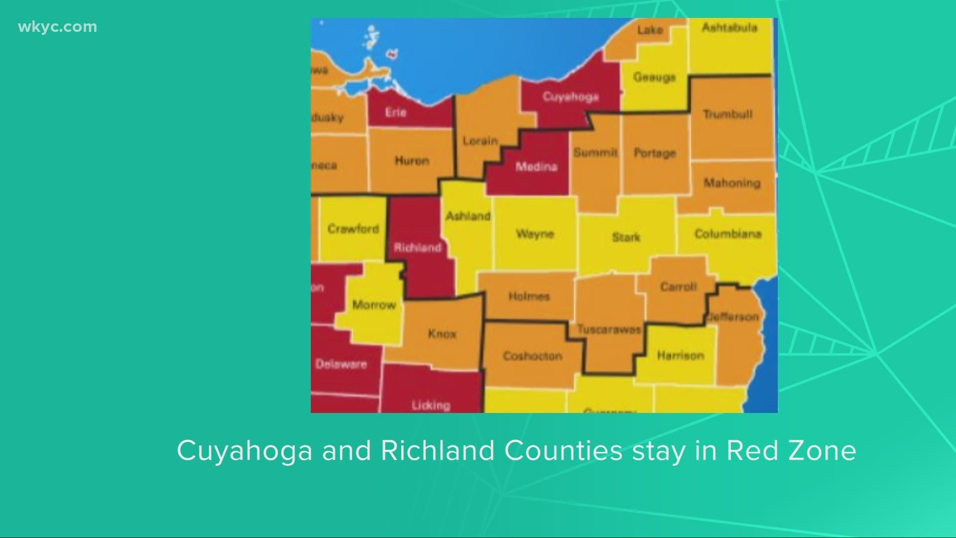 Masks must be worn in public - no matter where you live. Gov. DeWine says coronavirus cases are fluctuating in Northeast Ohio - some counties are doing better t