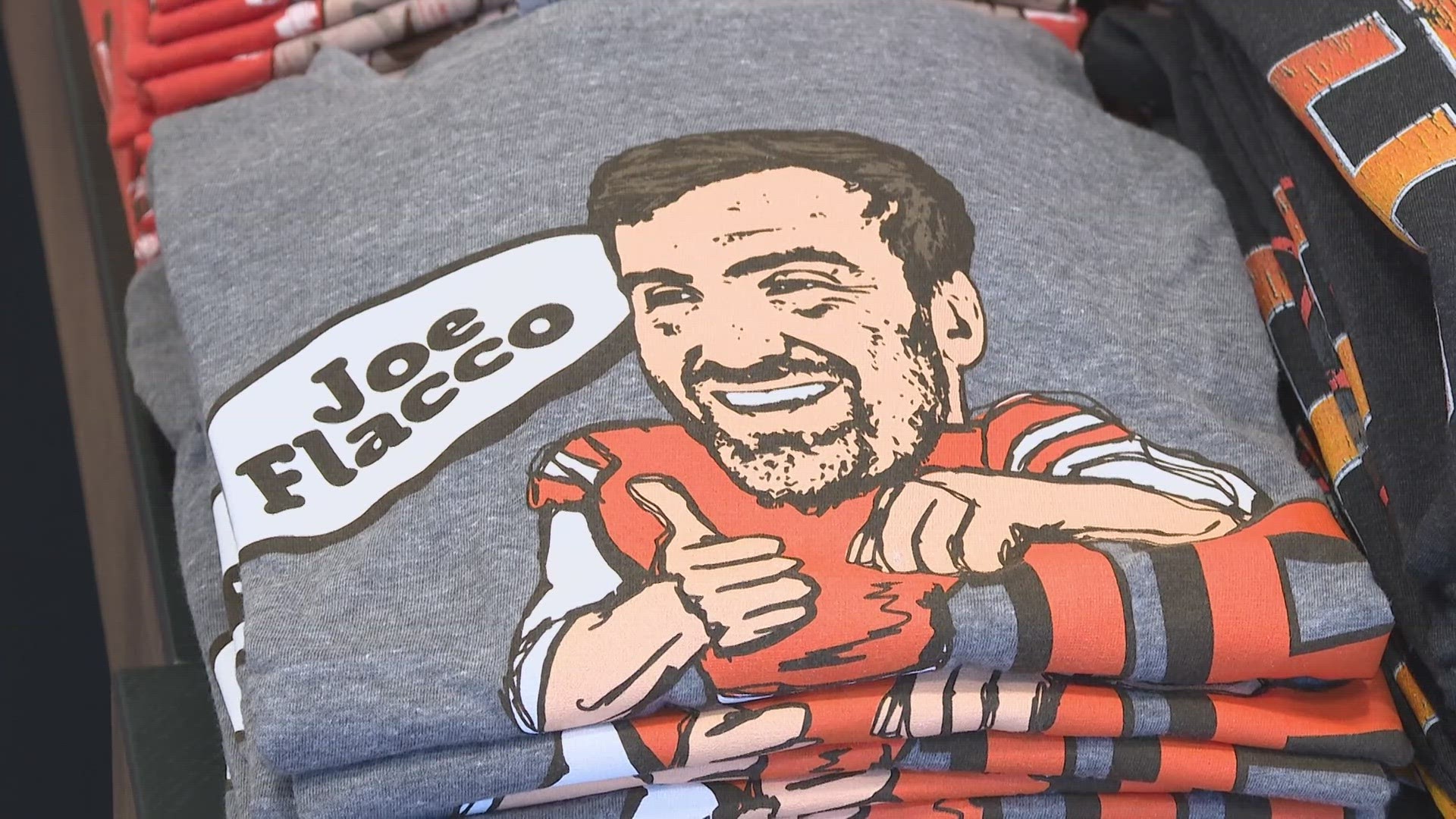 As fans get ready to cheer on the Browns in the Wild Card playoff game Saturday, many are also racing to get their hands on the newest playoff gear.