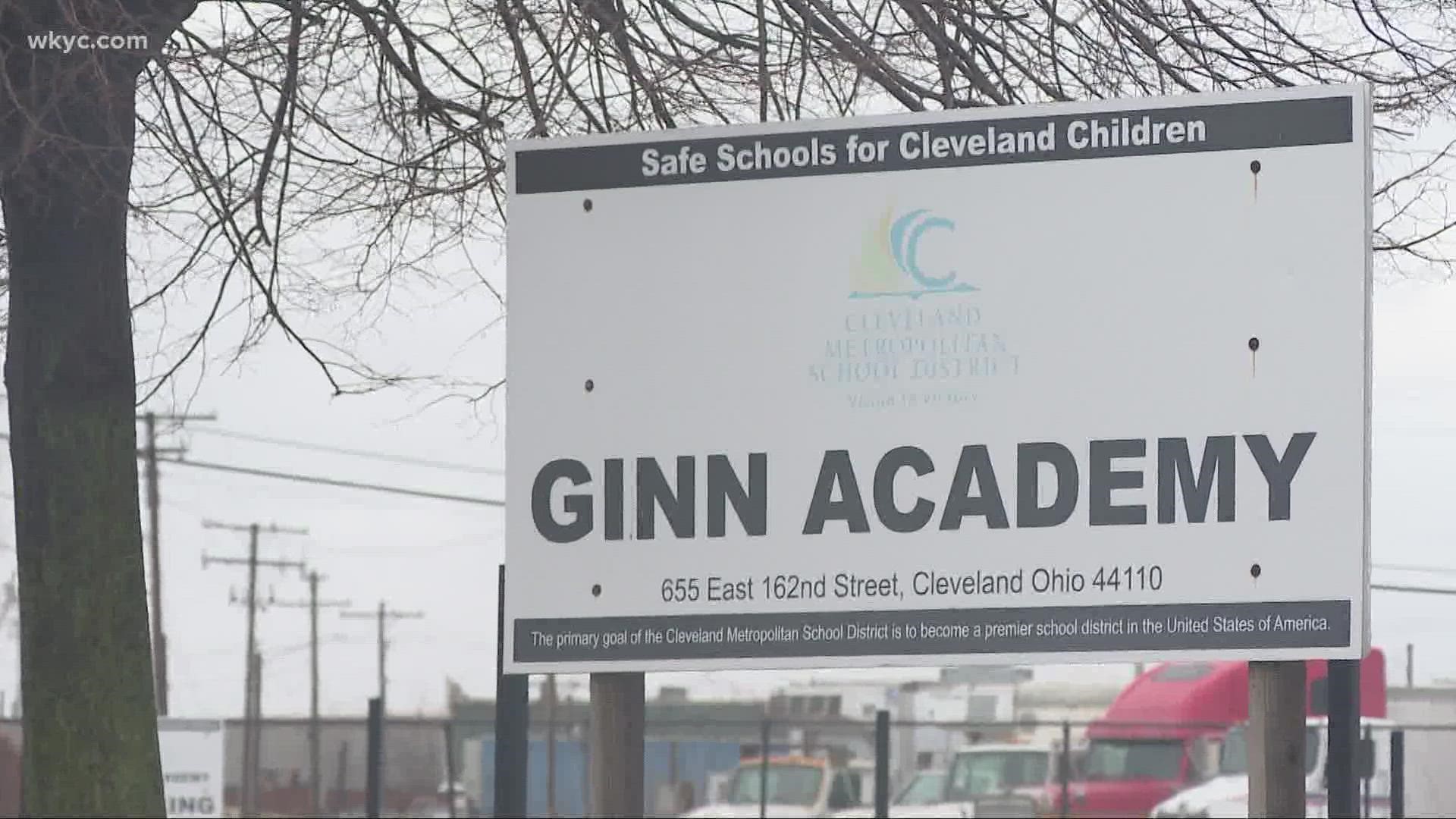 Cleveland Police are investigating how a sex video involving a teacher and her boyfriend was  sent to more than 200 students at the Ginn Academy.