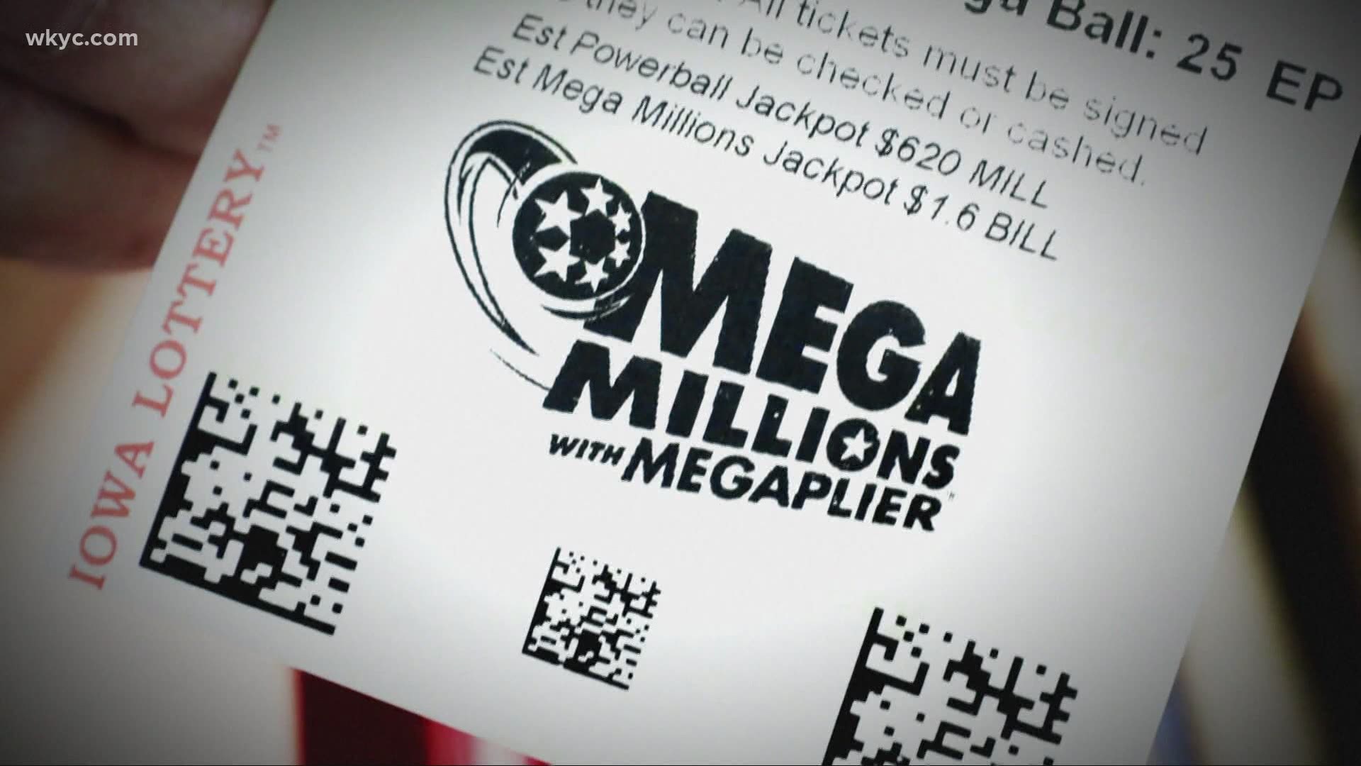 July 1, 2020: There's a new millionaire in Northeast Ohio! Lottery officials say a $1 million winning ticket in Tuesday night's Mega Millions drawing was sold.