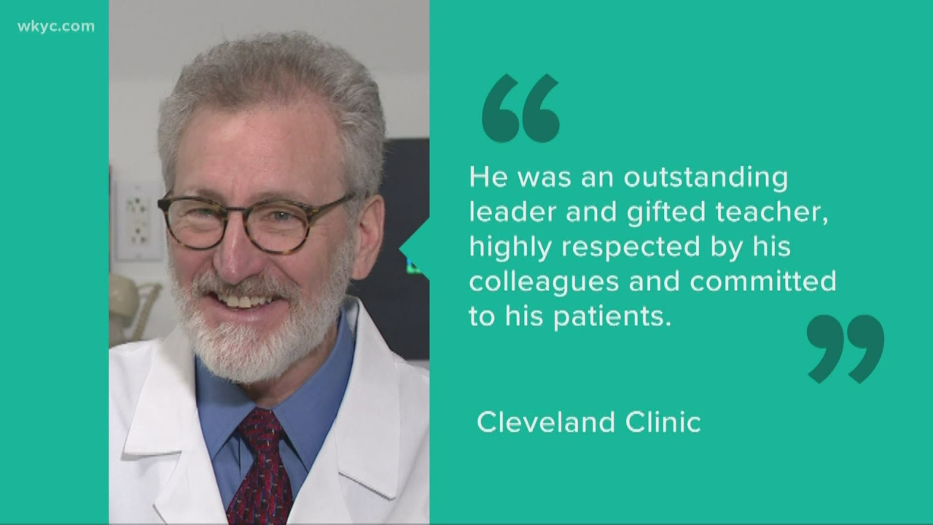 There have been 14 flu reported deaths in Cuyahoga County, among them a beloved long time cardiologist from Cleveland Clinic. He died February 5th.