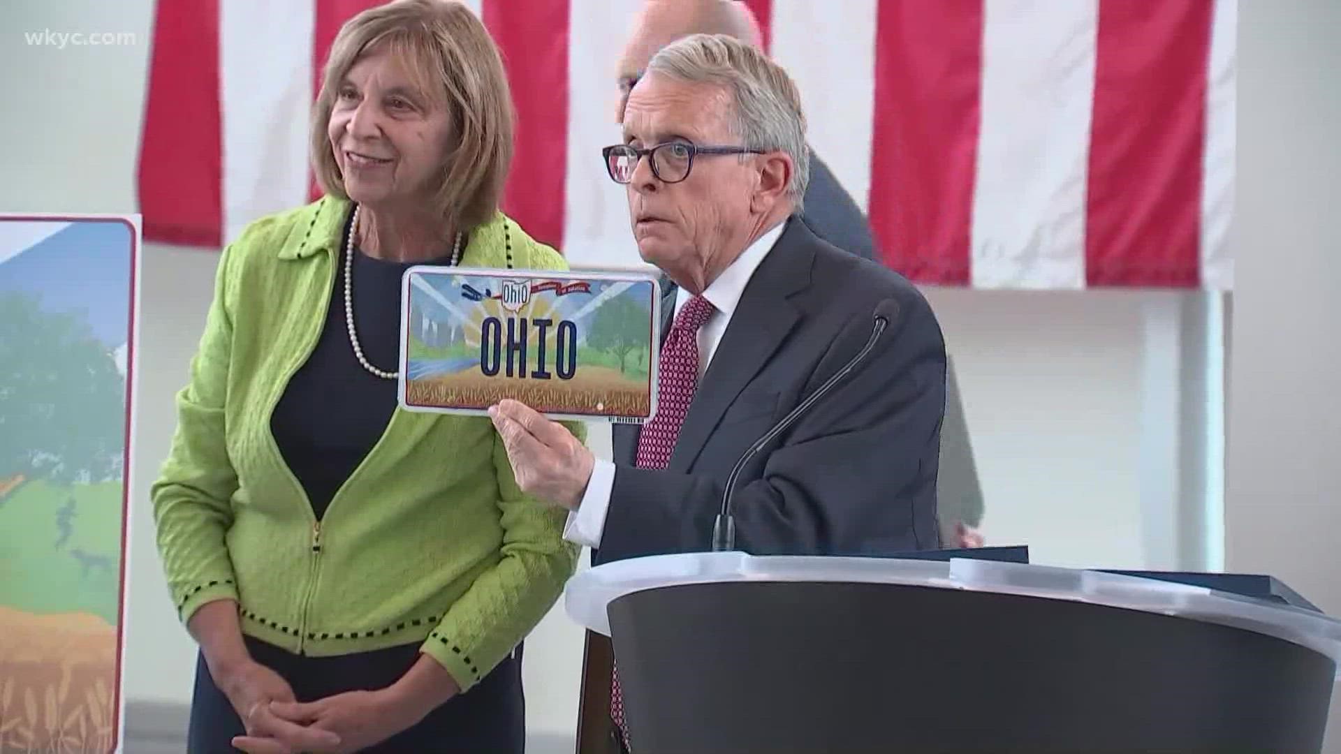 For the first time since 2013, the state of Ohio has a new license plate design.