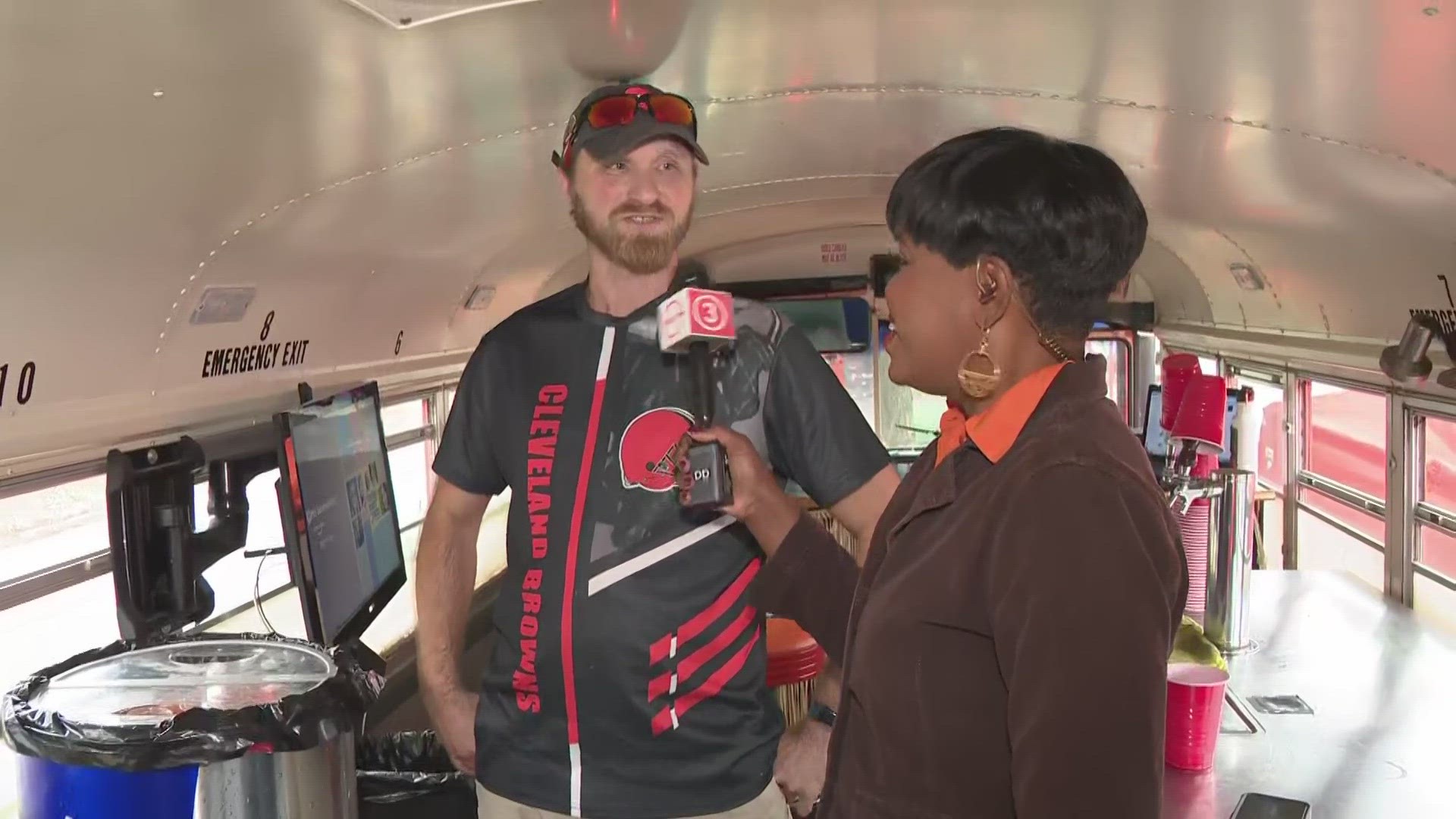 Browns fans came out bright and early to get ready for the season opener against the Bengals