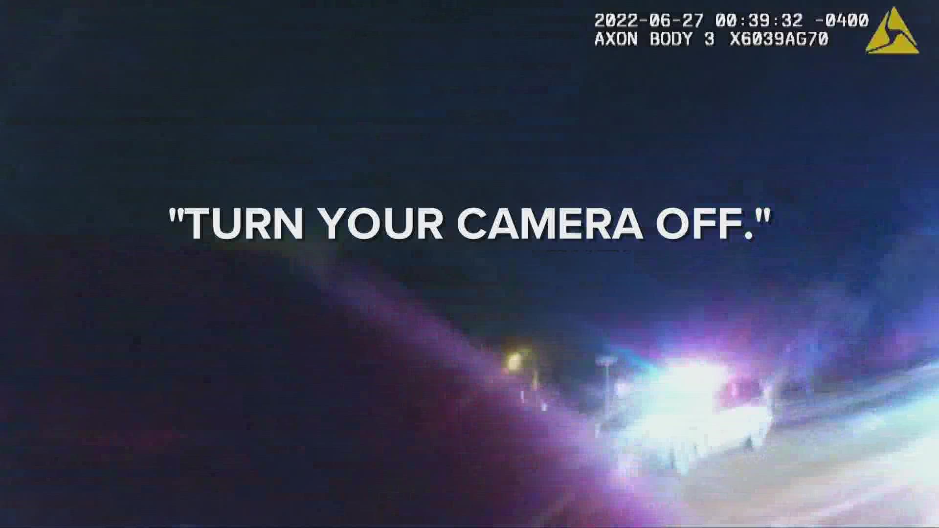 At least two Akron police officers muted and turned off their cameras after Walker was shot on June 27.