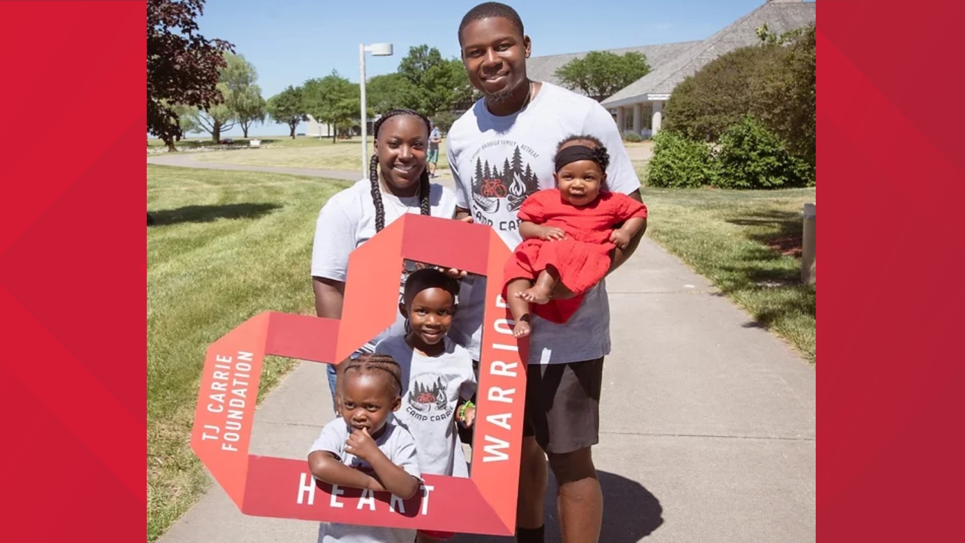 Saturday's Cavs 50/50 raffle will benefit the TJ Carrie Foundation, dedicated to caring for children and families living with heart conditions.