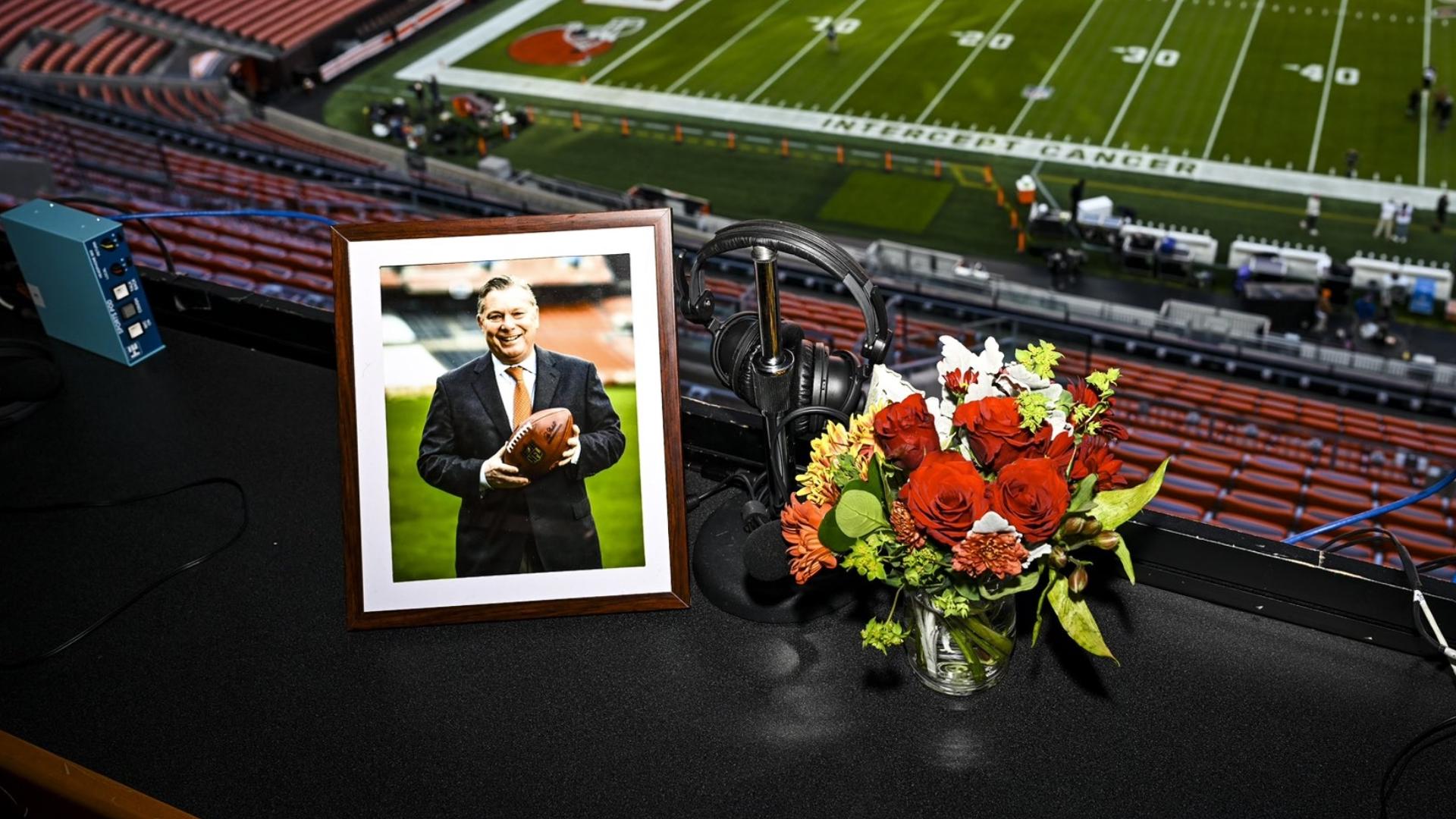 Jimmy spent 39 years at WKYC as a sports and news anchor and was the radio voice of the Cleveland Browns for 25 seasons. He died after a courageous cancer battle.