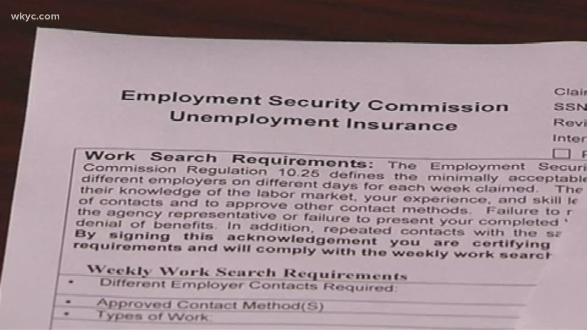 3News viewers have been emailing and calling us, saying they’re having issues getting on and using the unemployment website. 3News' Rachael Polansky reports.