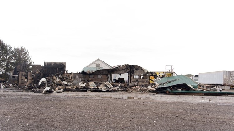 Huron's Farmer Jones Farm Market destroyed by fire