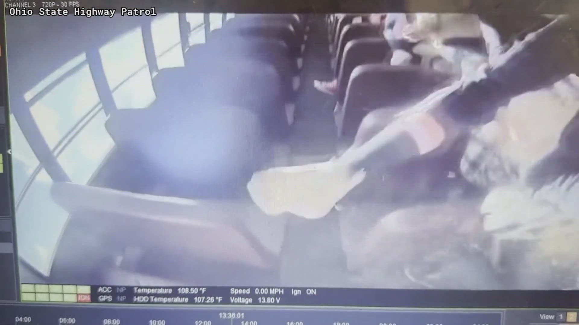OSHP releases video of Stark County school bus crash | wtol.com